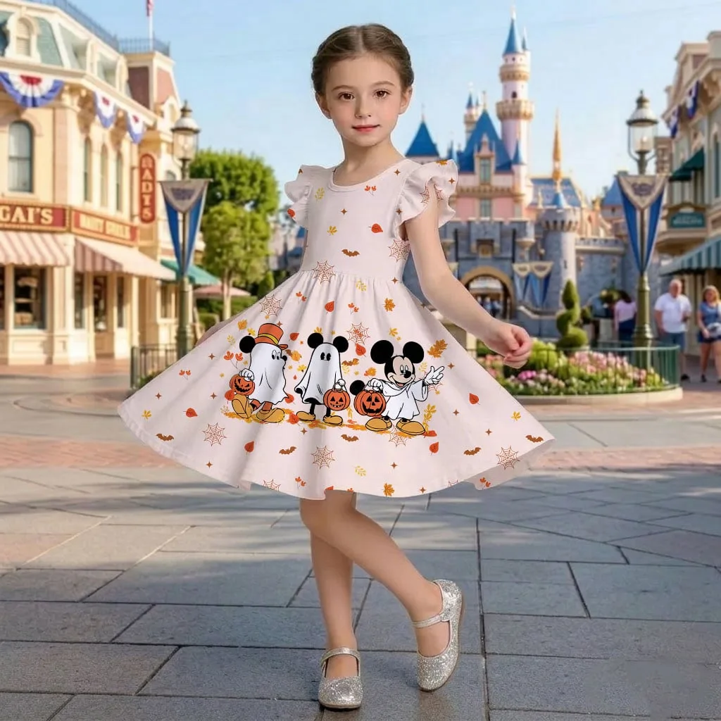 Mickey Halloween Mommy And Me Dress, Disney Halloween Family Matching Outfit, Disney Park Vacation Clothes - Image 8