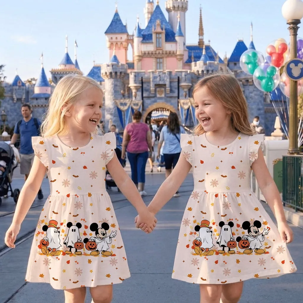 Mickey Halloween Mommy And Me Dress, Disney Halloween Family Matching Outfit, Disney Park Vacation Clothes - Image 7