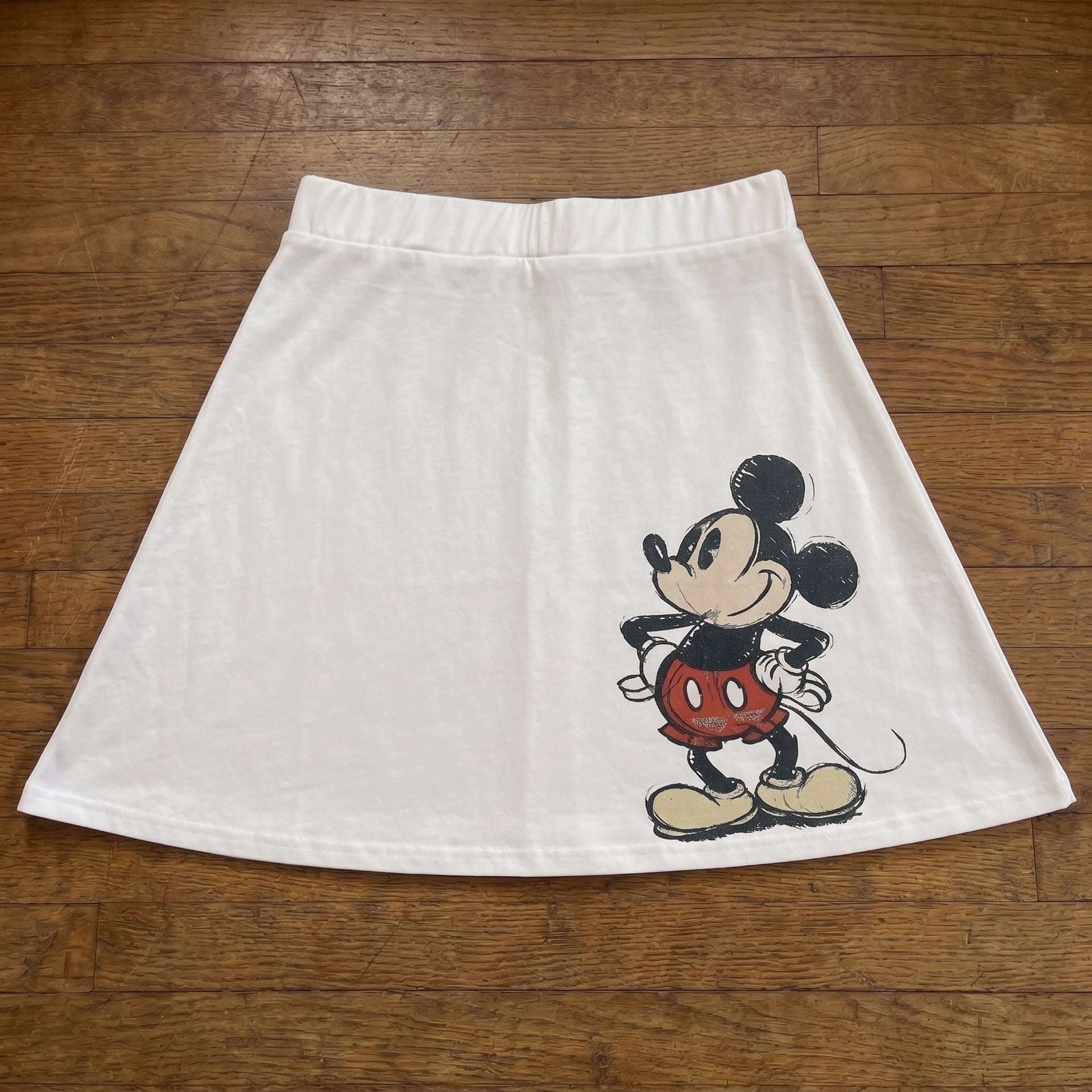 Vintage Mickey Mouse Magic Skater Skirt, Disney Park Vacation Women Skater Skirt, Classic Mickey Mouse Skirt - Image 2