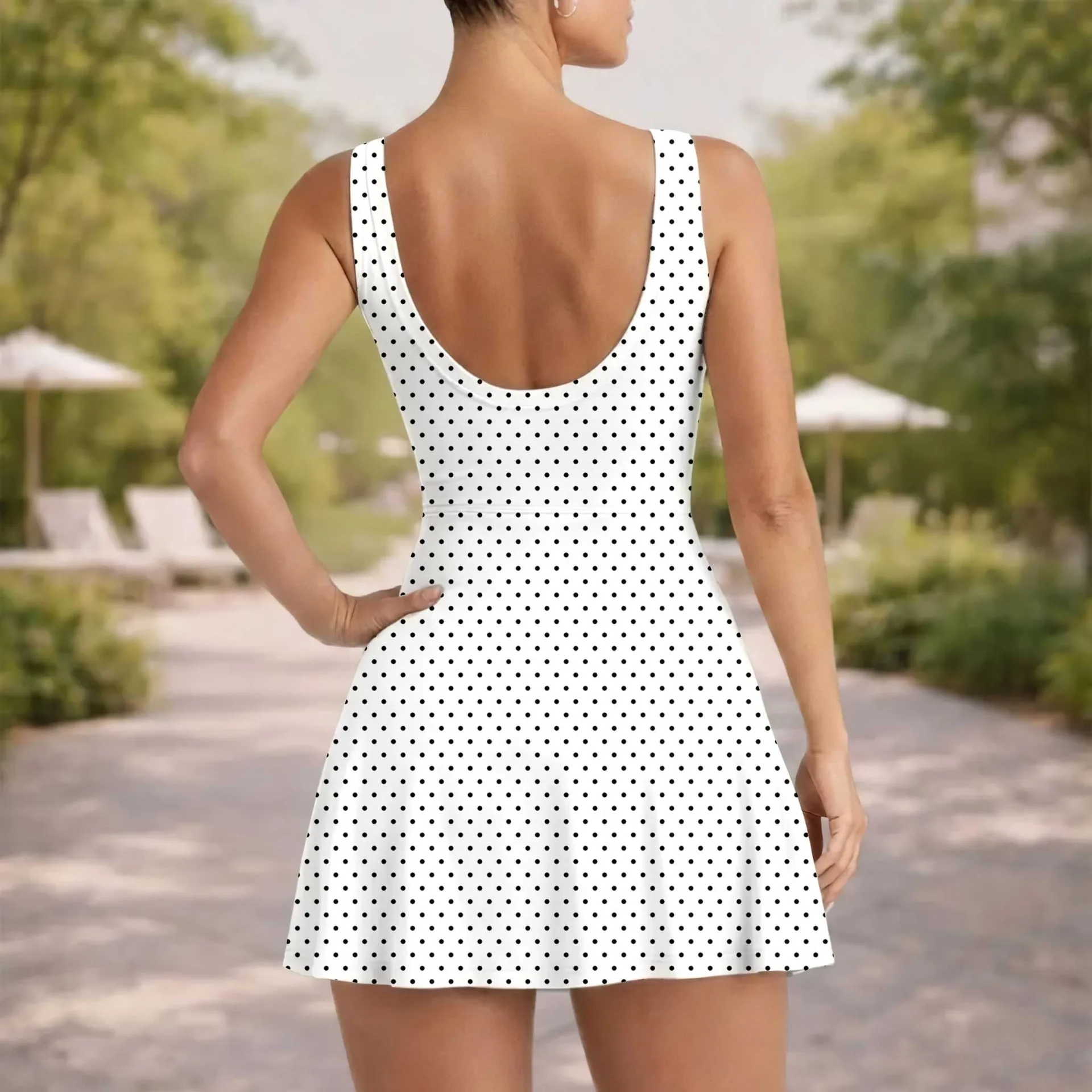 Mickey Mouse Matching Dress Set, Black Polka Dot Mom And Me Outfit, Disney Park Vacation Clothes - Image 5