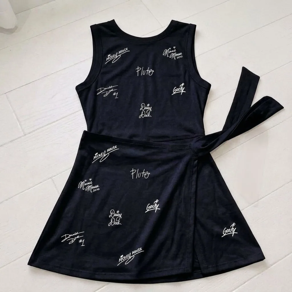 Disney Mickey And Friends Signature Wrap Tennis Dress, Women's Casual Summer Dress - Image 6