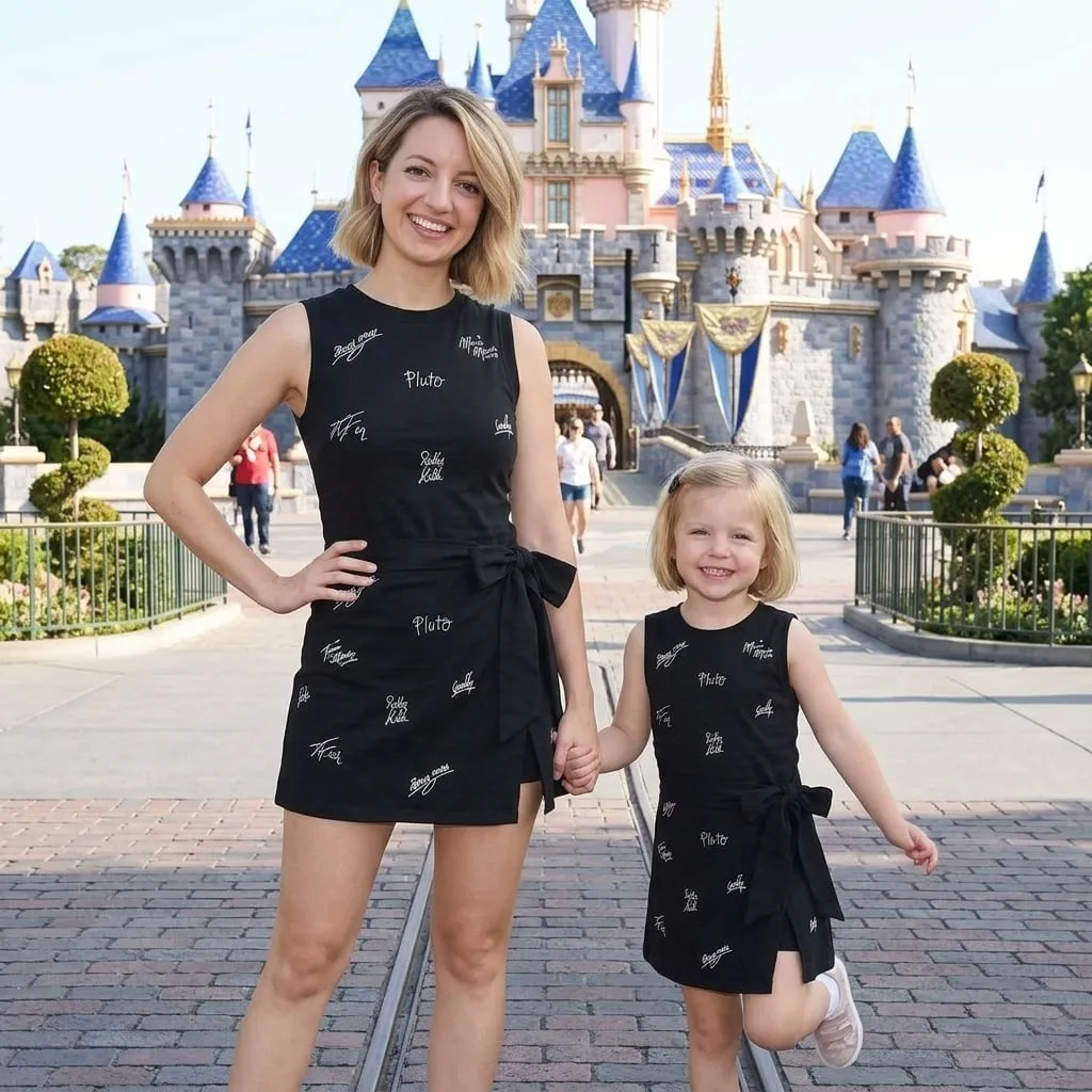 Disney Mickey And Friends Signature Wrap Tennis Dress, Women's Casual Summer Dress