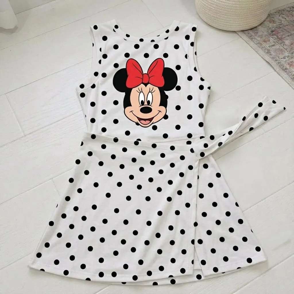 Minnie Mouse Tennis Dress, Mom And Me Matching Outfit, Disney Park Vacation Clothes - Image 2
