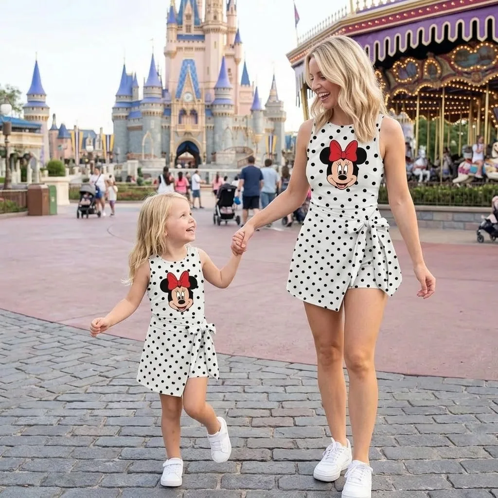 Minnie Mouse Tennis Dress, Mom And Me Matching Outfit, Disney Park Vacation Clothes - Image 5