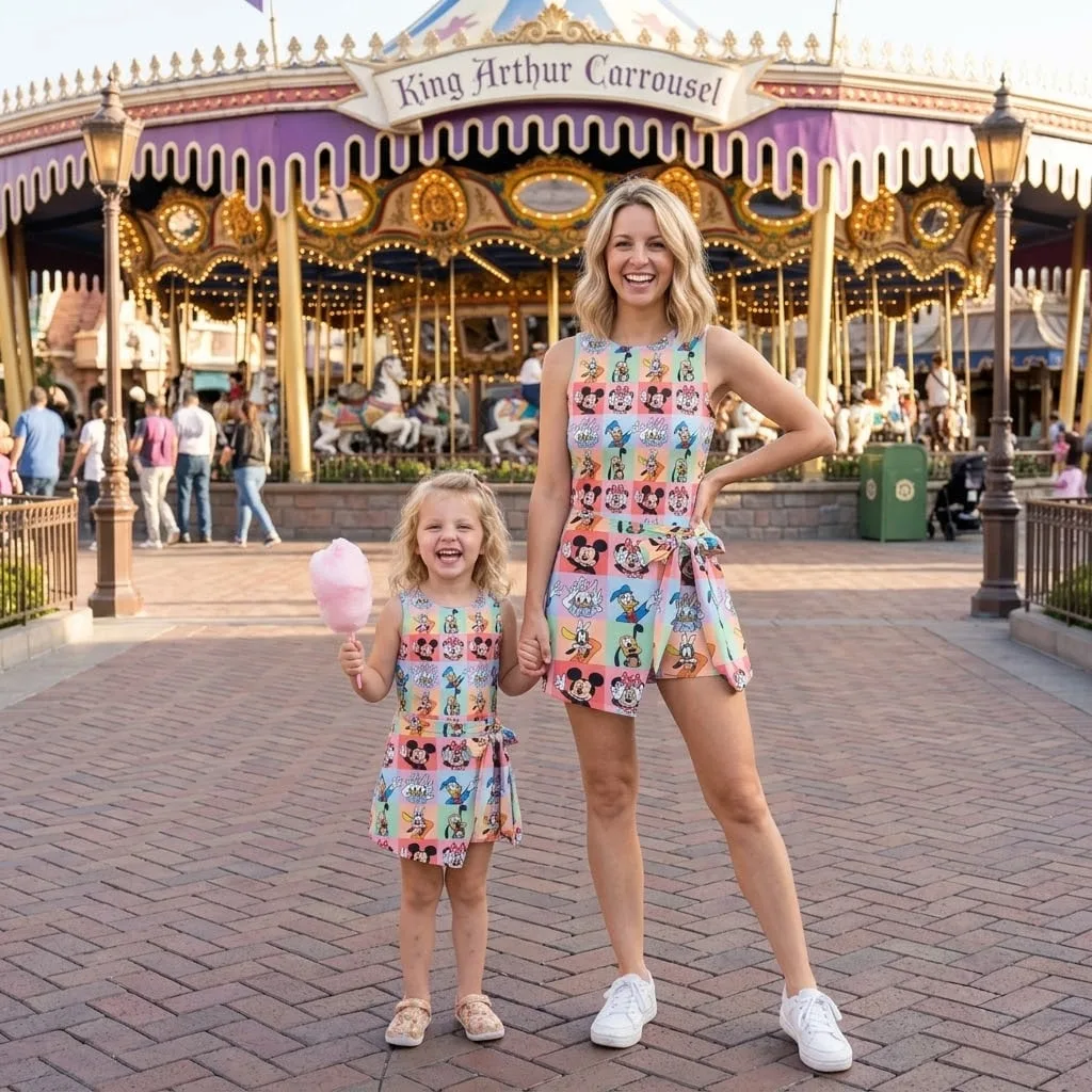 Disney Mickey & Friends Tennis Dress, Magical Disney Park Vacation Outfit For Women