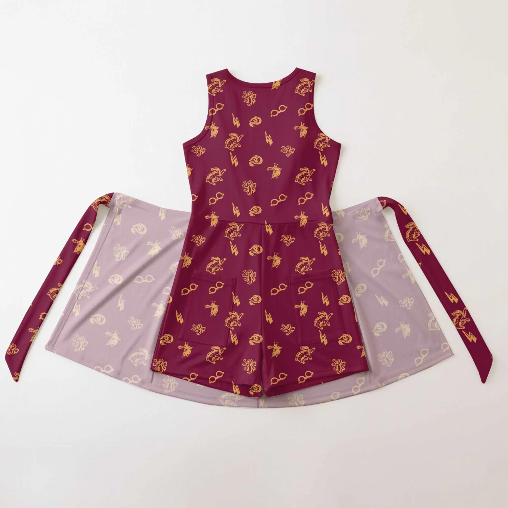 Harry Potter Gryffindor Tennis Dress, Mom And Me Matching Outfit, Wizarding World Vacation Clothes - Image 2