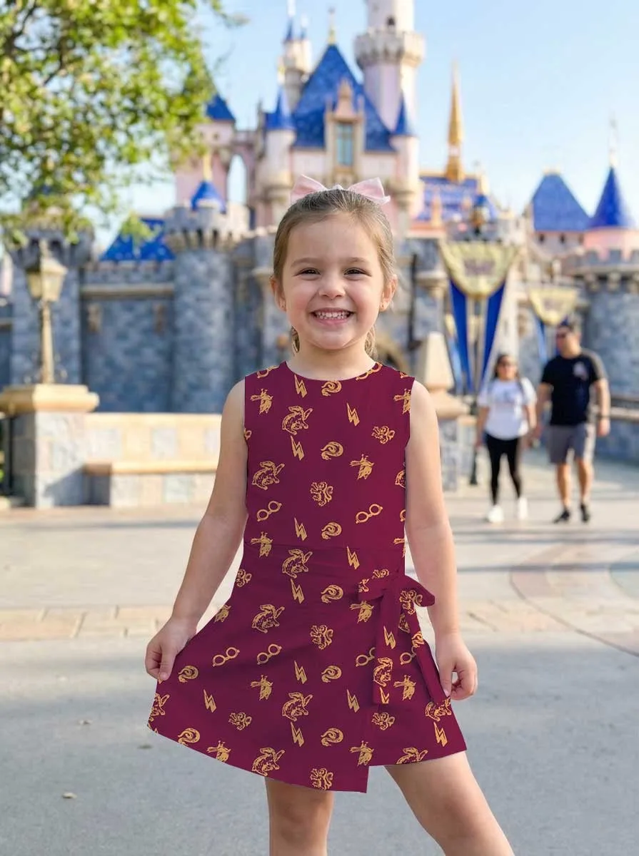 Harry Potter Gryffindor Tennis Dress, Mom And Me Matching Outfit, Wizarding World Vacation Clothes - Image 4