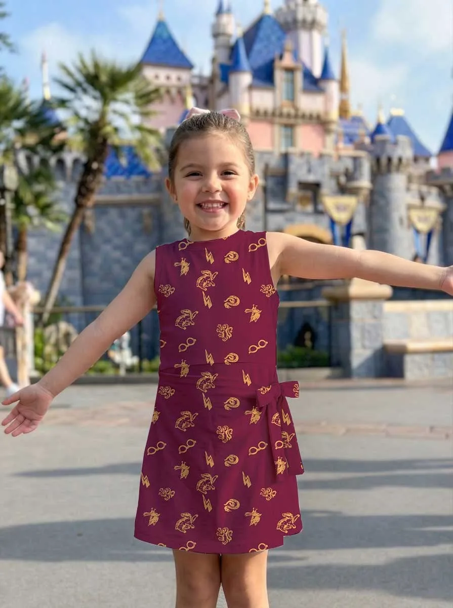 Harry Potter Gryffindor Tennis Dress, Mom And Me Matching Outfit, Wizarding World Vacation Clothes - Image 7