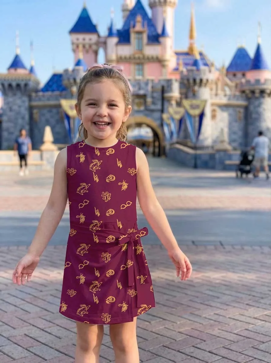 Harry Potter Gryffindor Tennis Dress, Mom And Me Matching Outfit, Wizarding World Vacation Clothes - Image 8