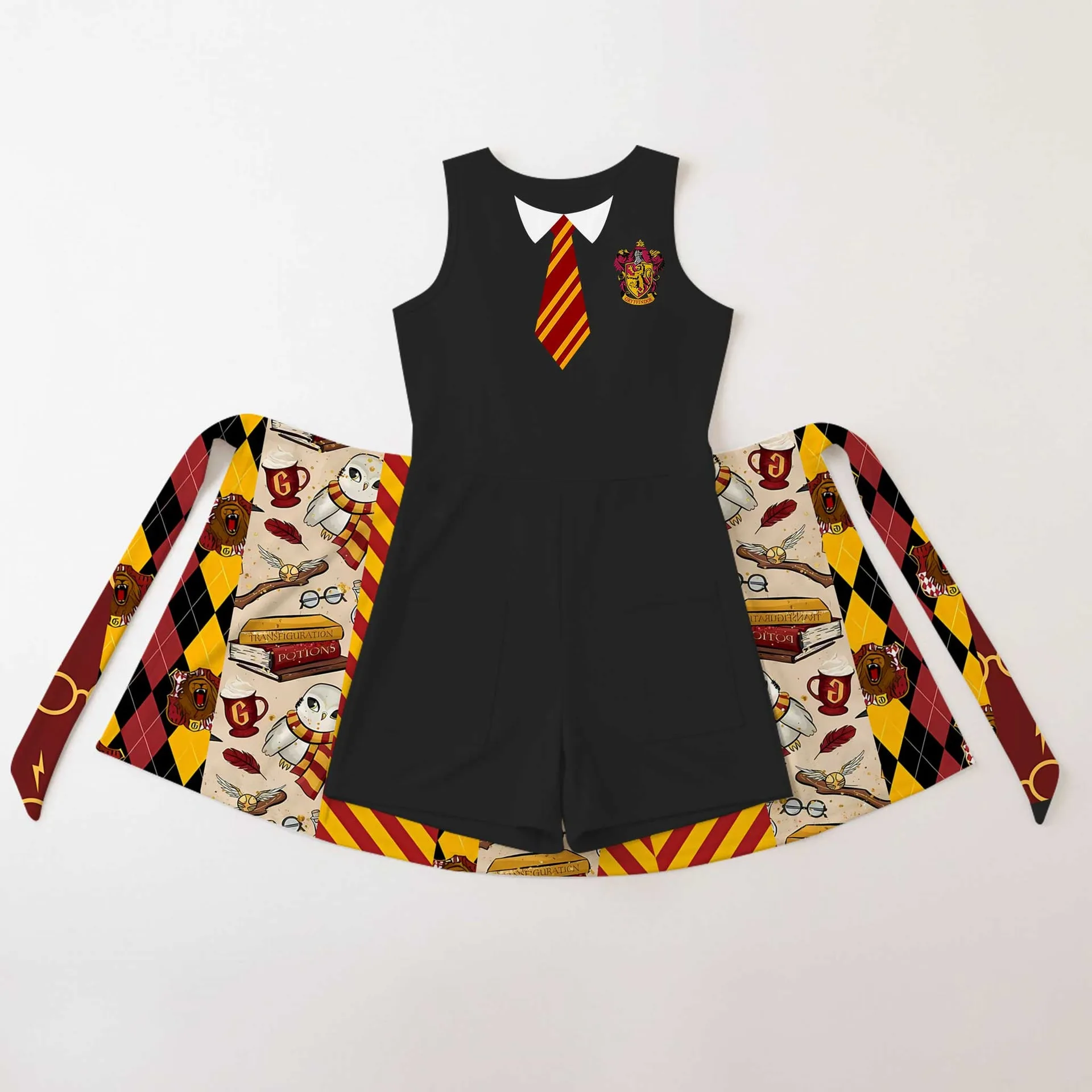 Harry Potter Gryffindor Tennis Dress, Mom And Me Matching Outfit, Wizard Park Vacation Clothes - Image 2
