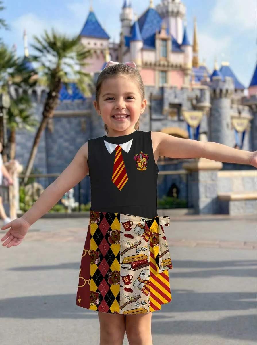 Harry Potter Gryffindor Tennis Dress, Mom And Me Matching Outfit, Wizard Park Vacation Clothes - Image 7