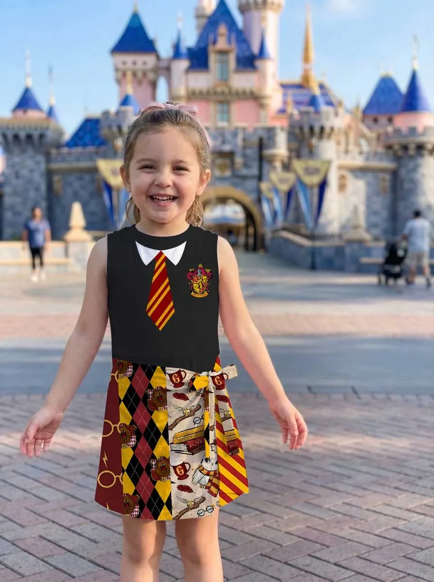 Harry Potter Gryffindor Tennis Dress, Mom And Me Matching Outfit, Wizard Park Vacation Clothes - Image 8