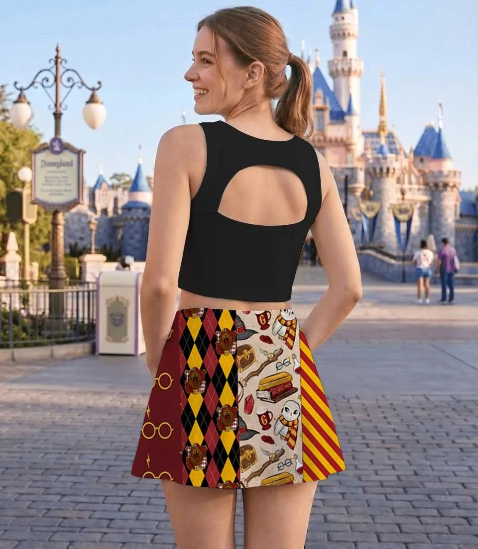 Harry Potter Gryffindor Dress Set, Wizard School Girls Outfit, Magical Theme Park Vacation Clothes - Image 7