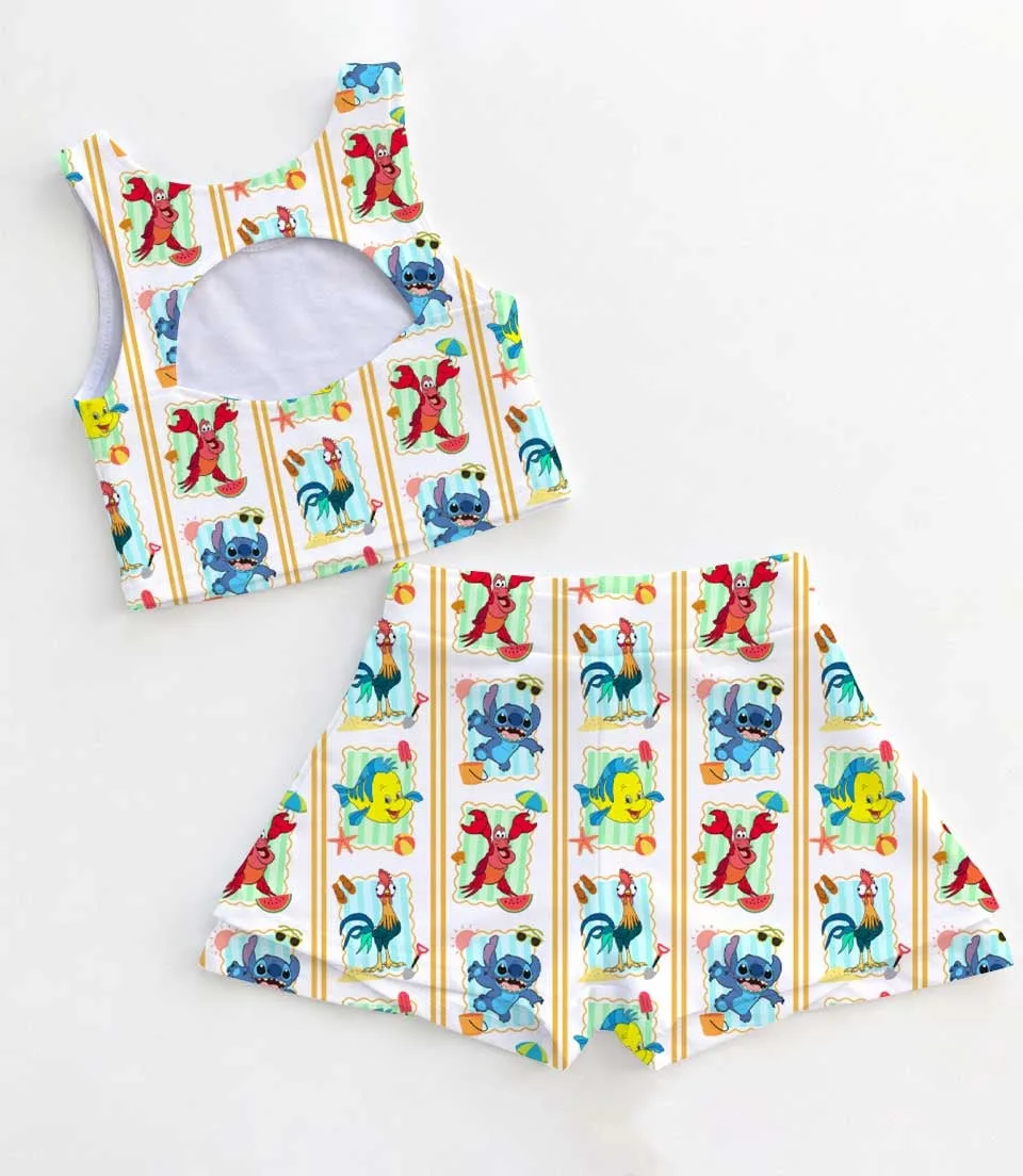 Stitch Disney Aloha Skater Dress, Lilo And Stitch Vacation Outfit - Image 2