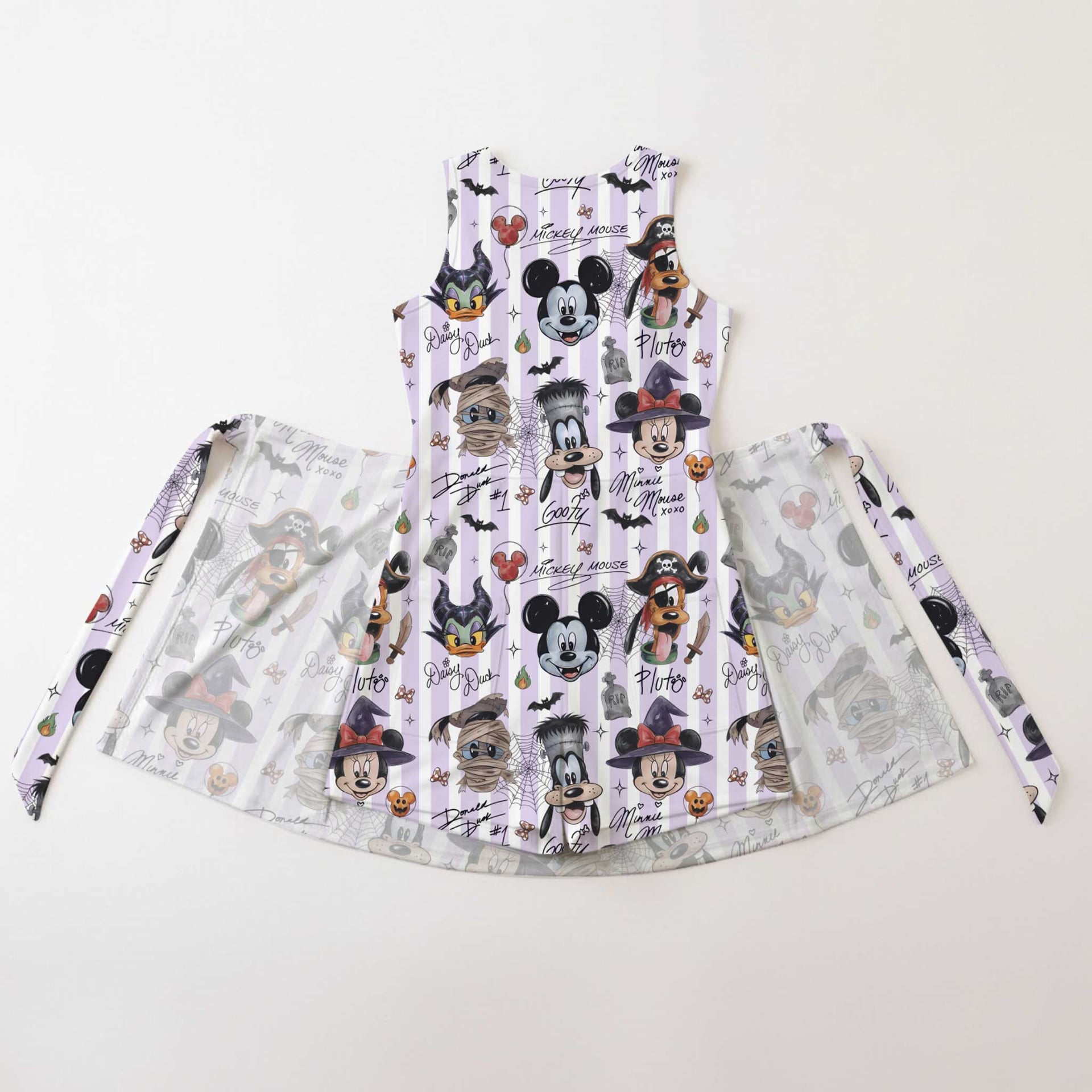 Mickey And Friends Halloween Tennis Dress, Mom And Me Matching Outfit, Disney Theme Park Vacation Clothes - Image 2