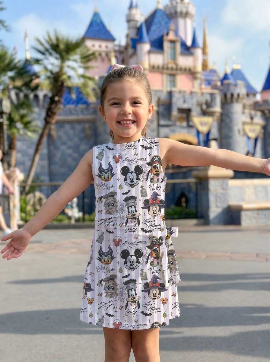Mickey And Friends Halloween Tennis Dress, Mom And Me Matching Outfit, Disney Theme Park Vacation Clothes - Image 7