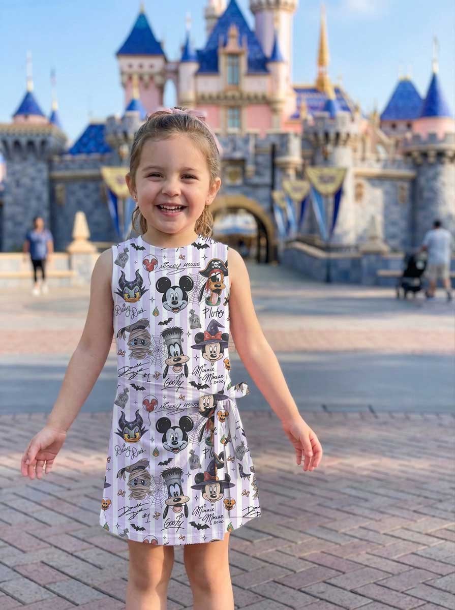 Mickey And Friends Halloween Tennis Dress, Mom And Me Matching Outfit, Disney Theme Park Vacation Clothes - Image 8