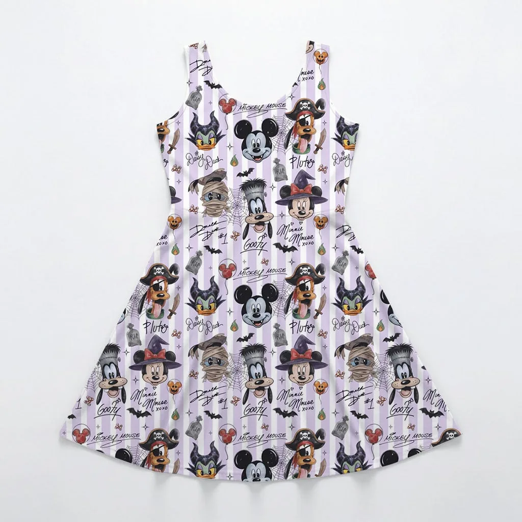 Mickey Halloween Mommy And Me Dress, Disney Halloween Family Matching Outfit, Disney Park Vacation Clothes - Image 3
