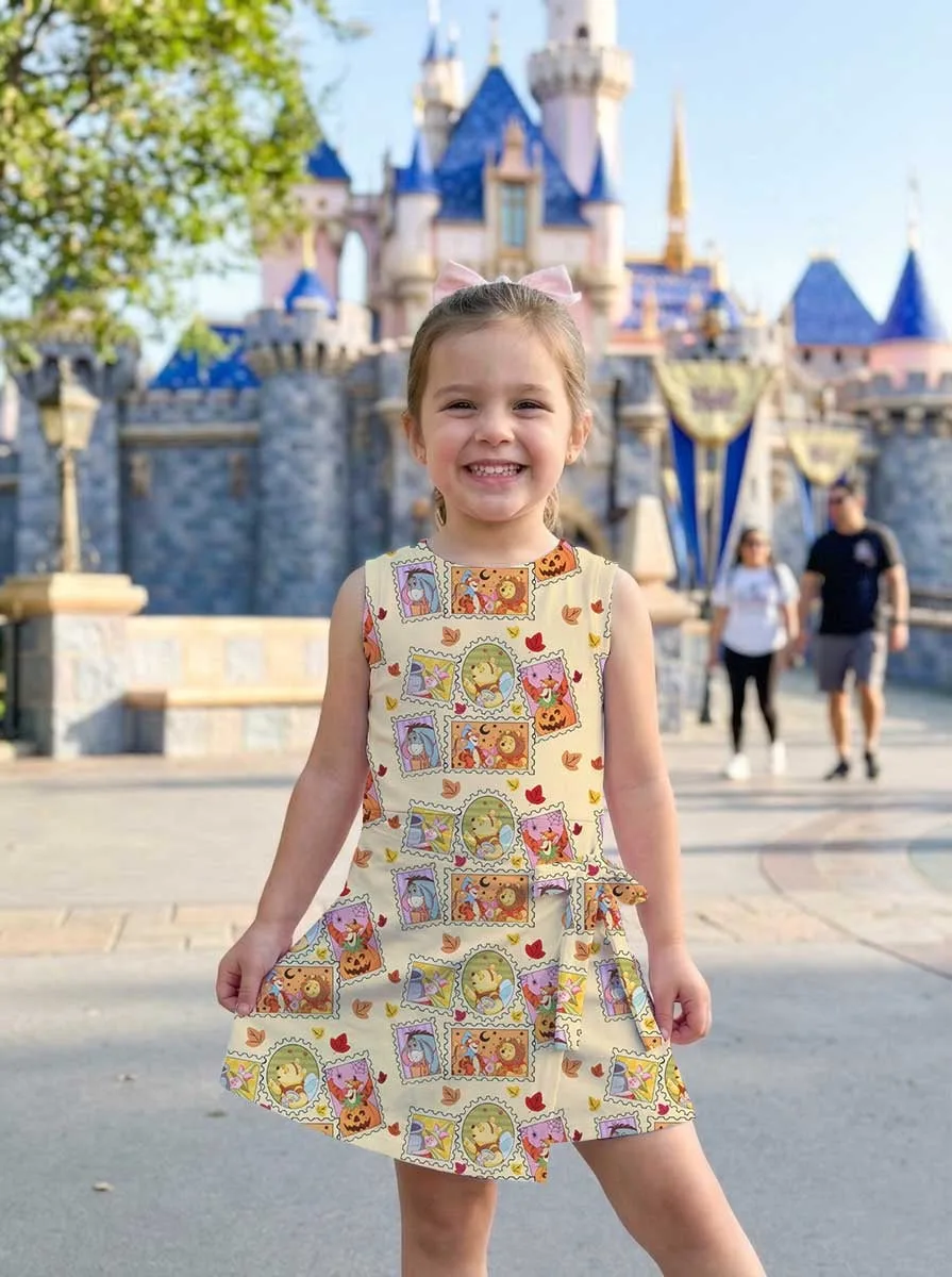 Winnie the Pooh Halloween Tennis Dress, Mom And Me Matching Outfit, Disney Theme Park Vacation Clothes - Image 7