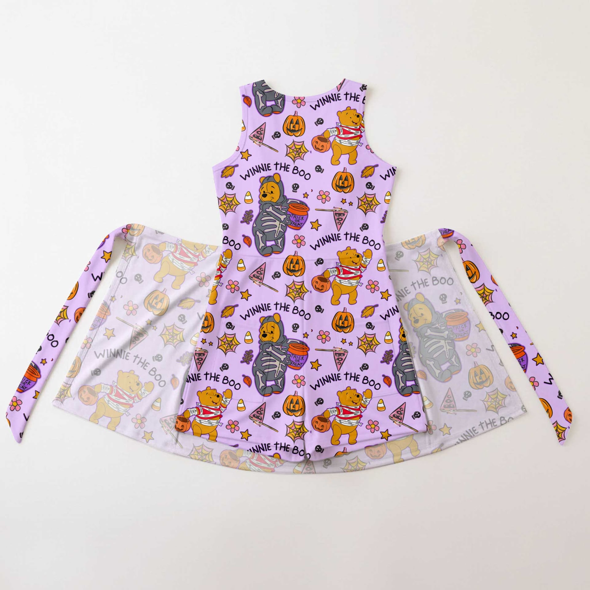 Winnie the Boo Halloween Tennis Dress, Mom And Me Matching Outfit, Disney Theme Park Vacation Clothes - Image 2