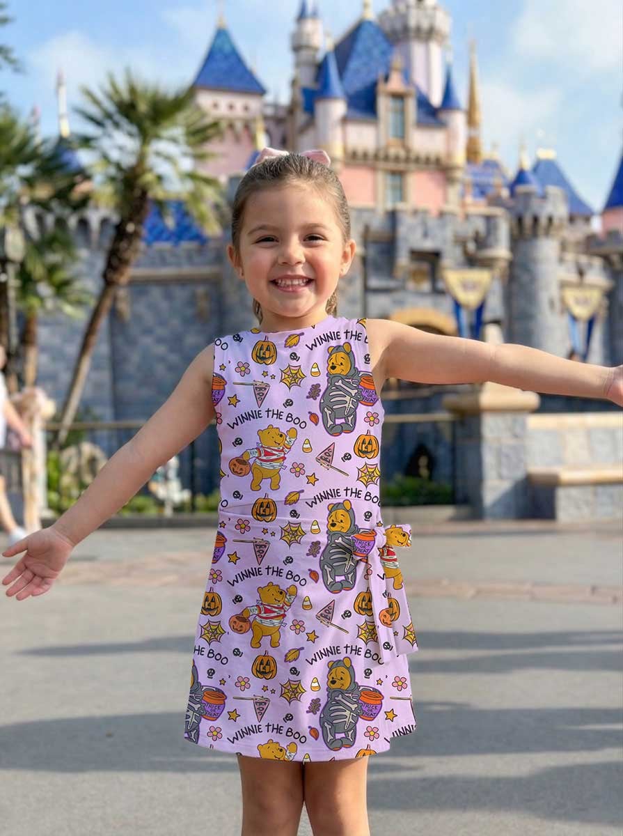 Winnie the Boo Halloween Tennis Dress, Mom And Me Matching Outfit, Disney Theme Park Vacation Clothes - Image 7