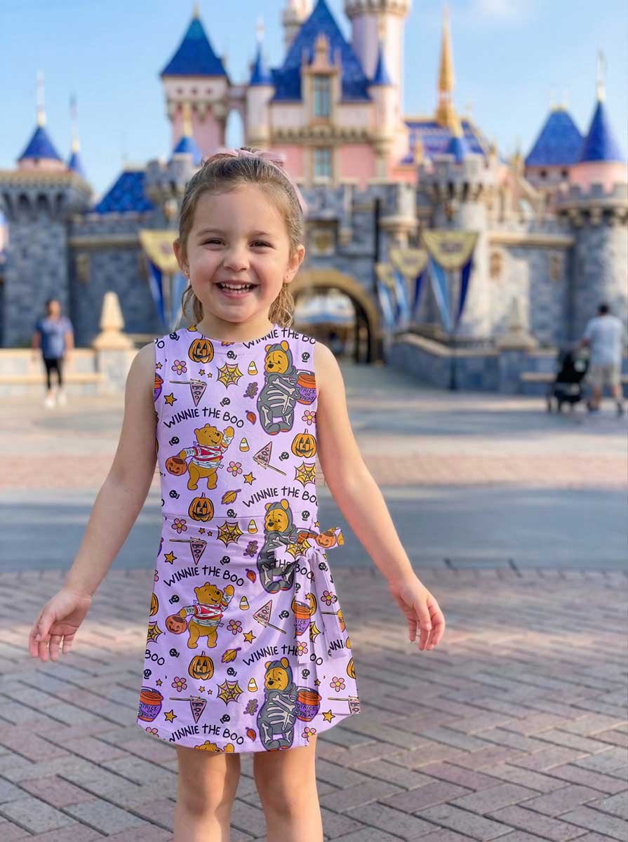 Winnie the Boo Halloween Tennis Dress, Mom And Me Matching Outfit, Disney Theme Park Vacation Clothes - Image 8