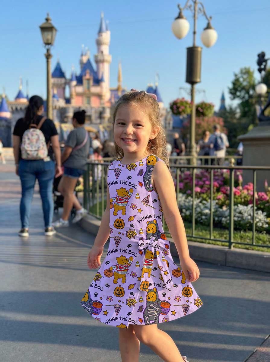 Winnie the Boo Halloween Tennis Dress, Mom And Me Matching Outfit, Disney Theme Park Vacation Clothes - Image 9