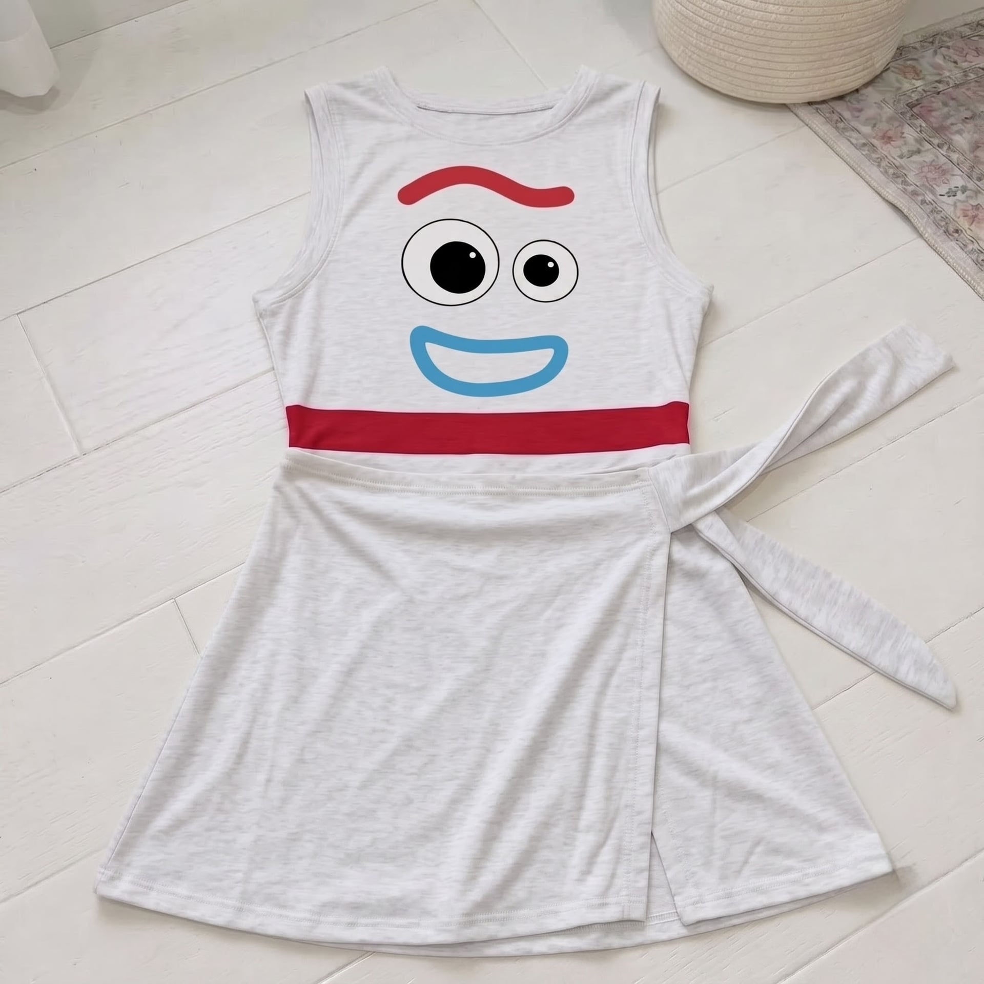 Forky Tennis Dress, Disney Park Vacation Clothes, Toy Story Wrap Dress - Image 2