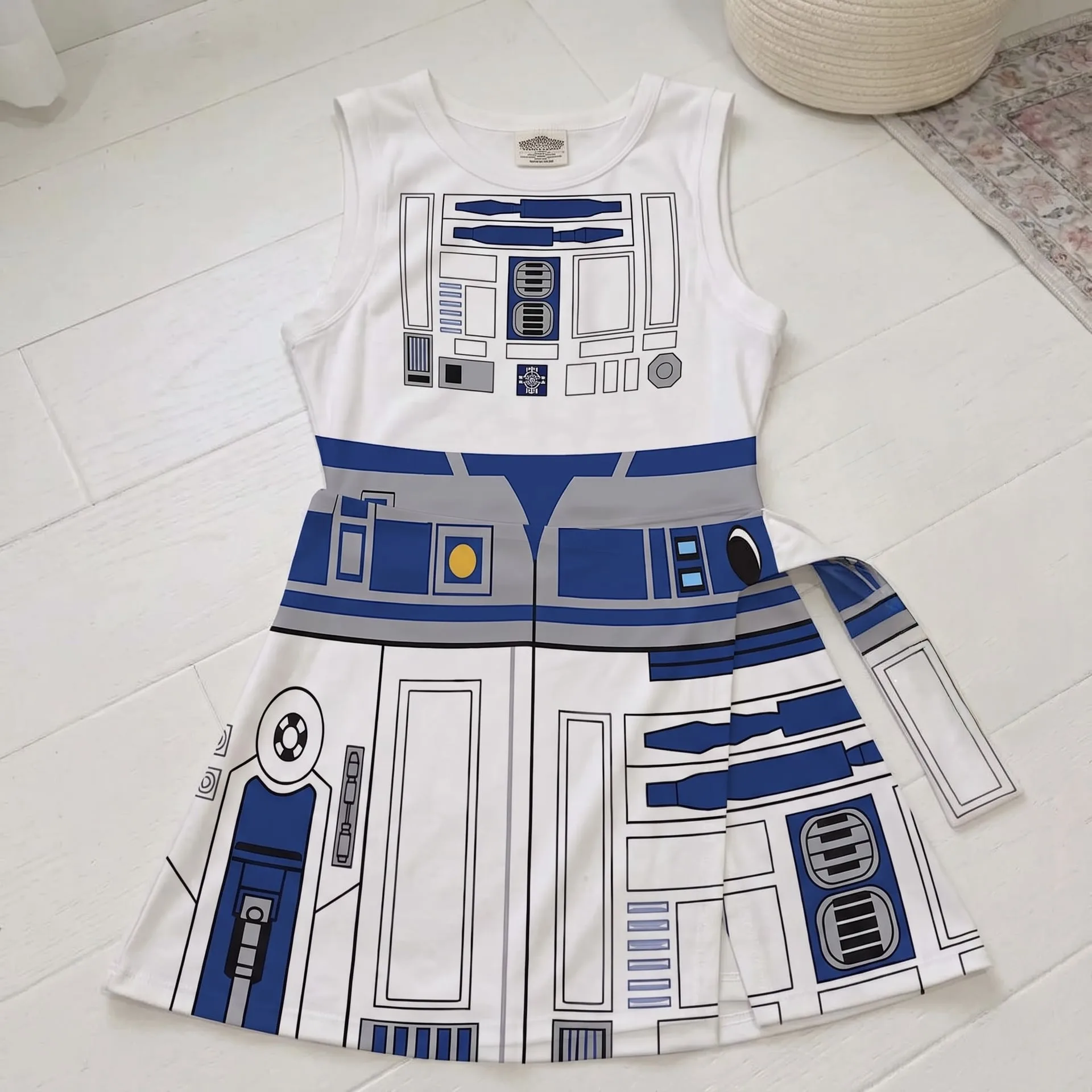 R2-D2 Tennis Dress, Mom And Me Matching Outfit, Star Wars Disney Park Vacation Clothes - Image 2
