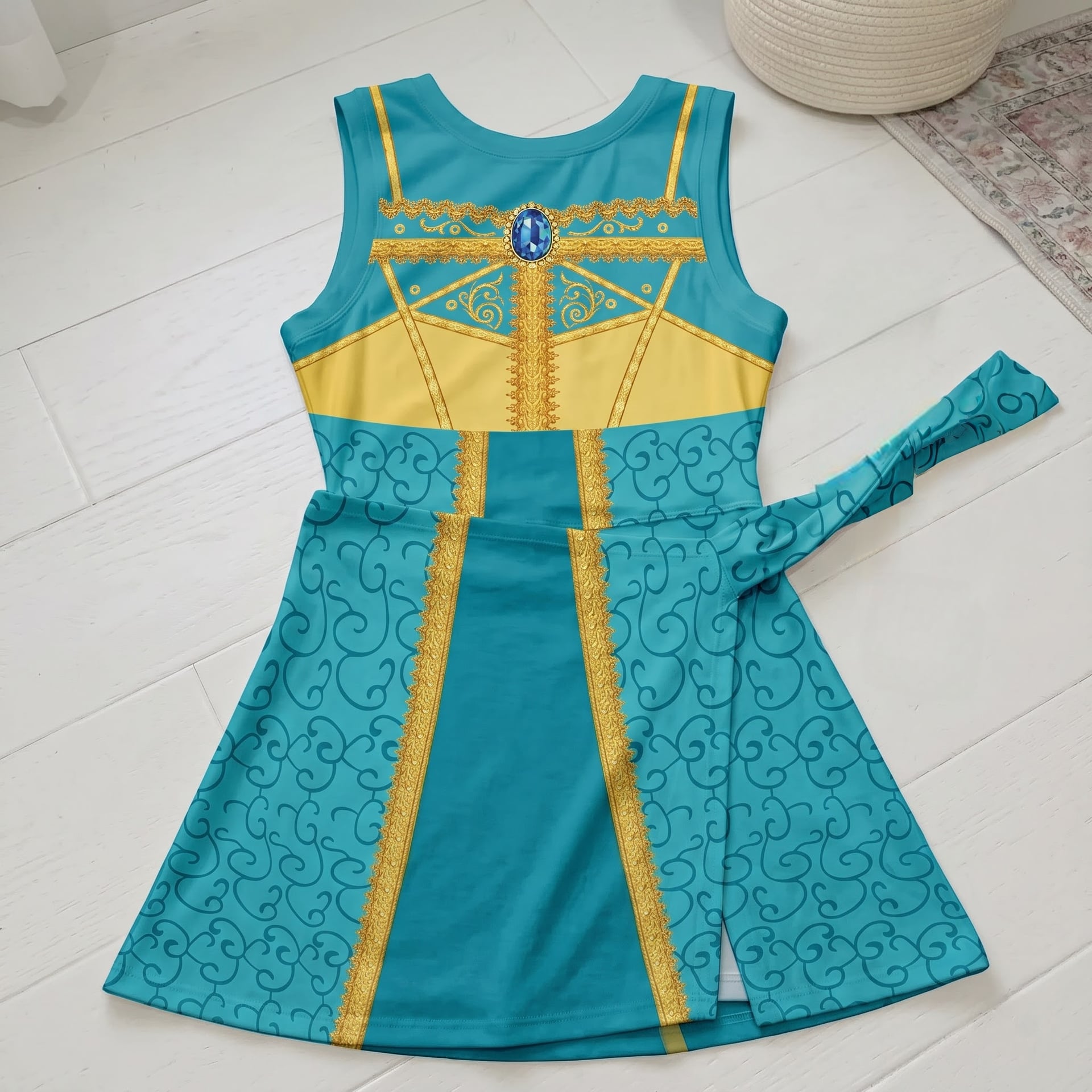 Princess Jasmine Tennis Dress, Mom And Me Matching Outfit, Disney Park Vacation Clothes - Image 2