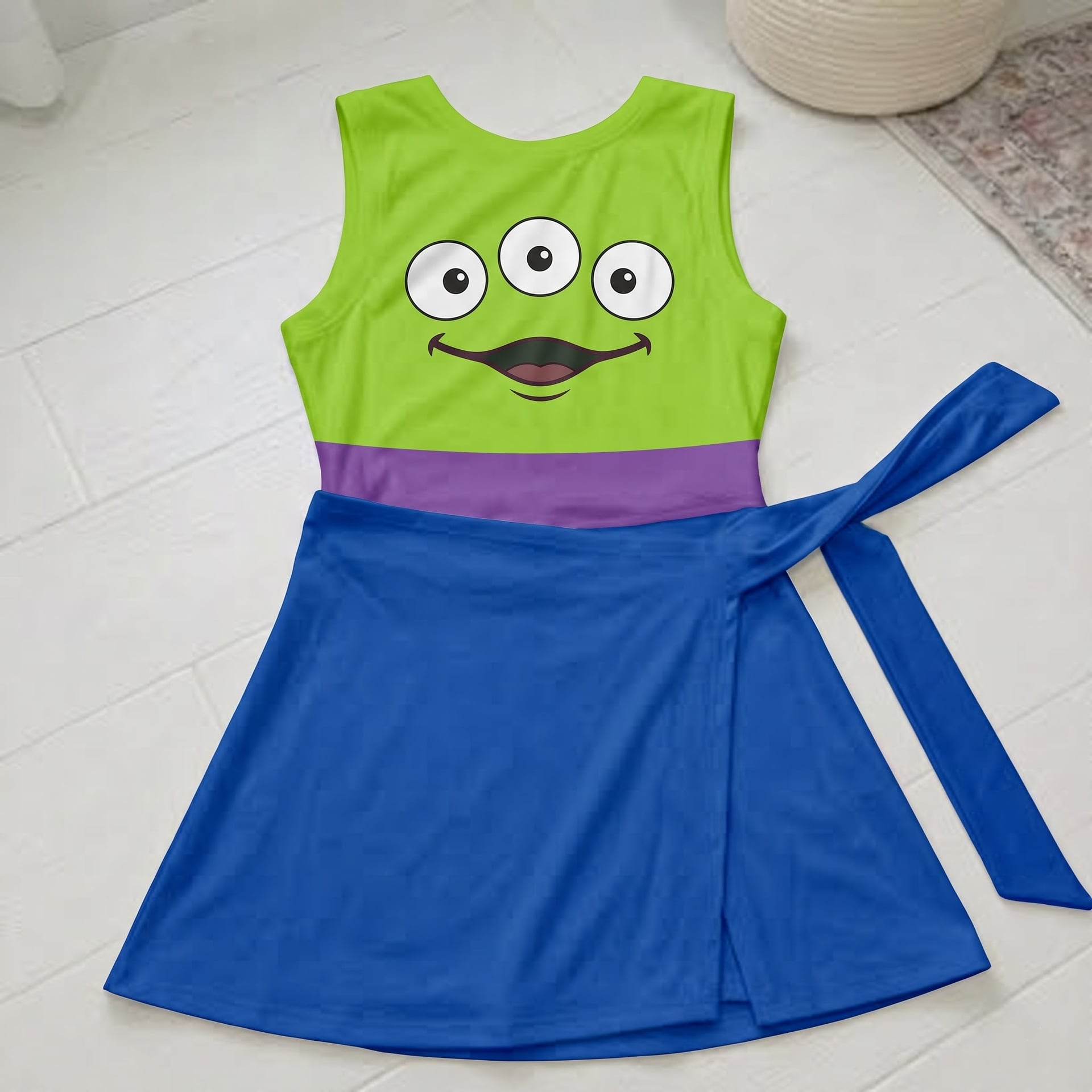 Toy Story Alien Tennis Dress, Mom And Me Matching Outfit, Disney Park Vacation Clothes - Image 2