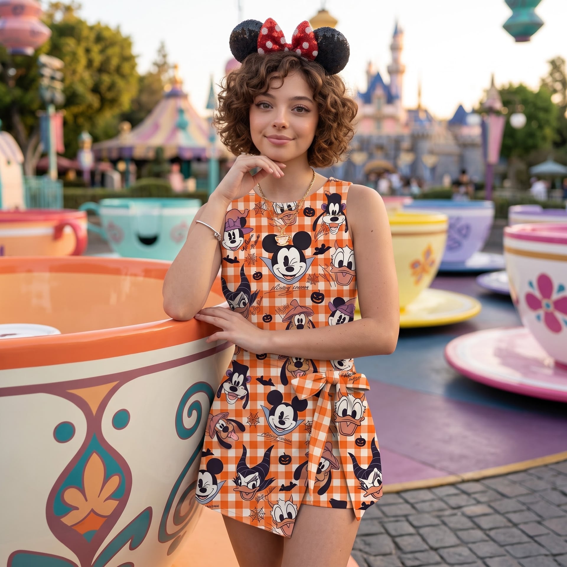 Disney Halloween Tennis Dress, Mom And Me Matching Outfit, Disney Park Vacation Clothes - Image 4