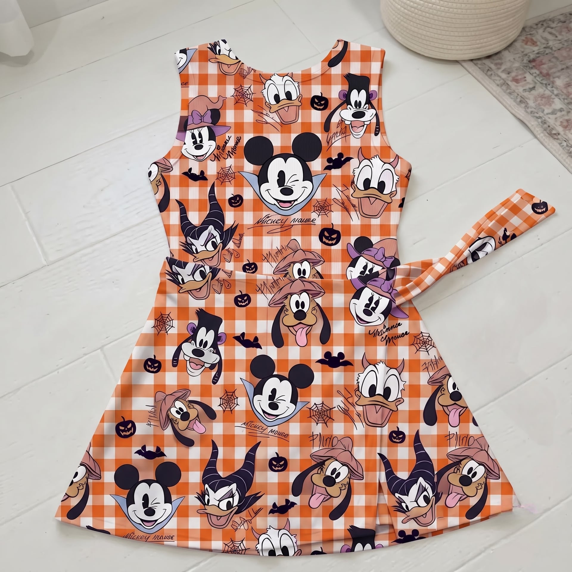 Disney Halloween Tennis Dress, Mom And Me Matching Outfit, Disney Park Vacation Clothes - Image 2