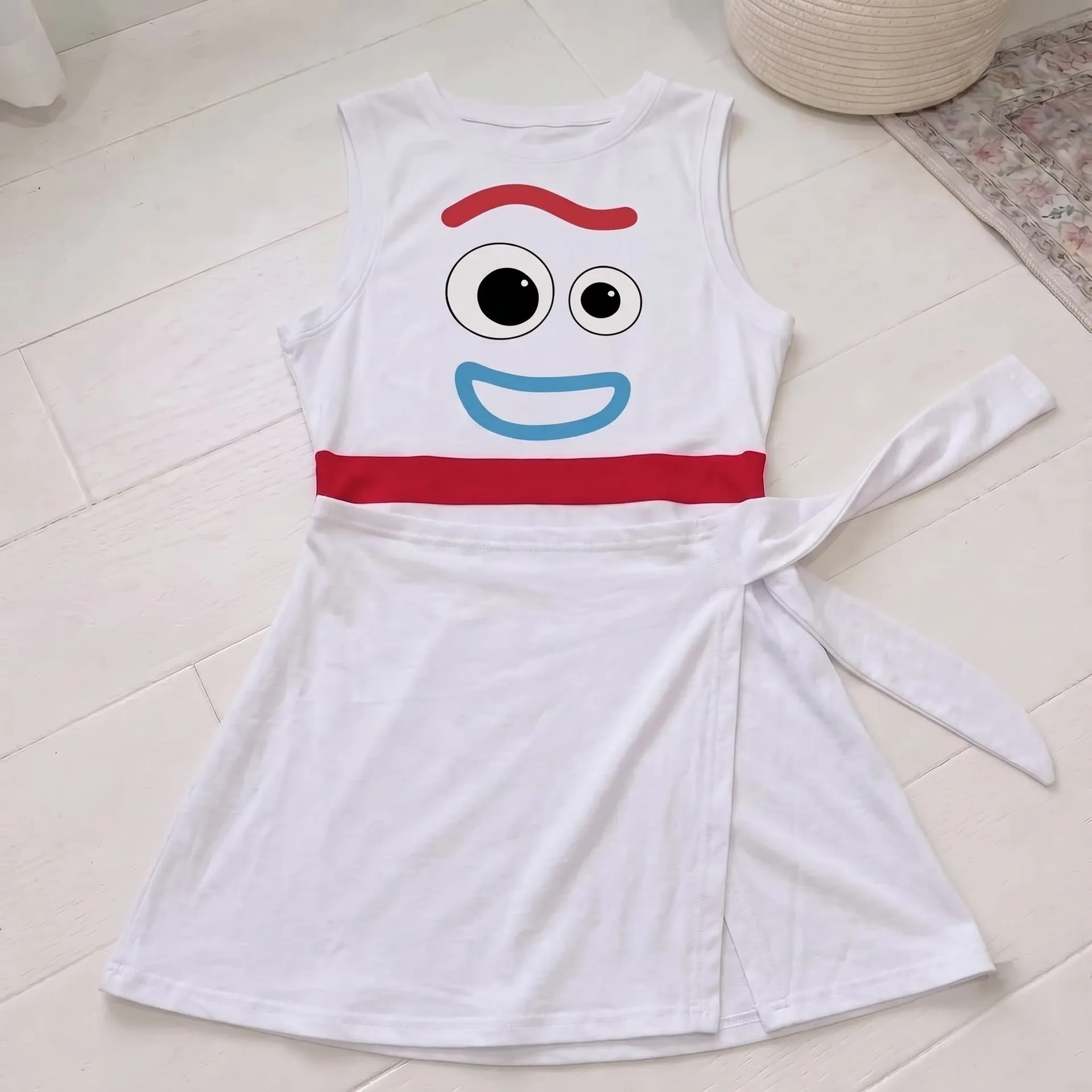 Forky Tennis Dress, Disney Park Vacation Clothes, Toy Story Wrap Dress - Image 2