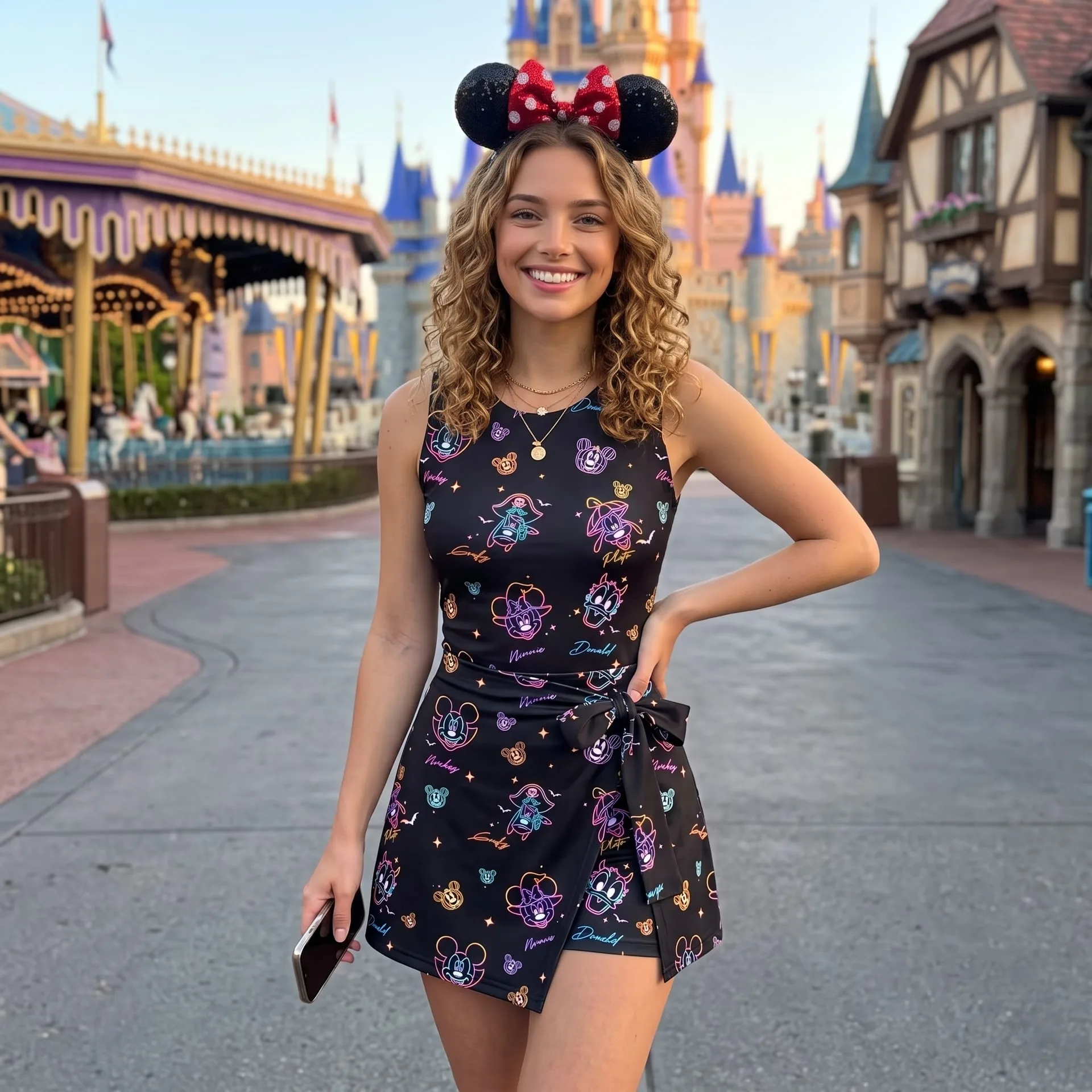 Disney Halloween Villains Tennis Dress, Mom And Me Matching Outfit, Disney Park Vacation Clothes - Image 5