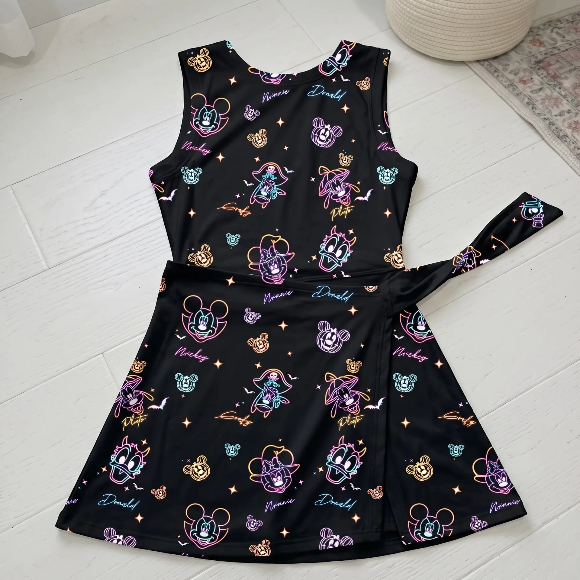 Disney Halloween Villains Tennis Dress, Mom And Me Matching Outfit, Disney Park Vacation Clothes - Image 2