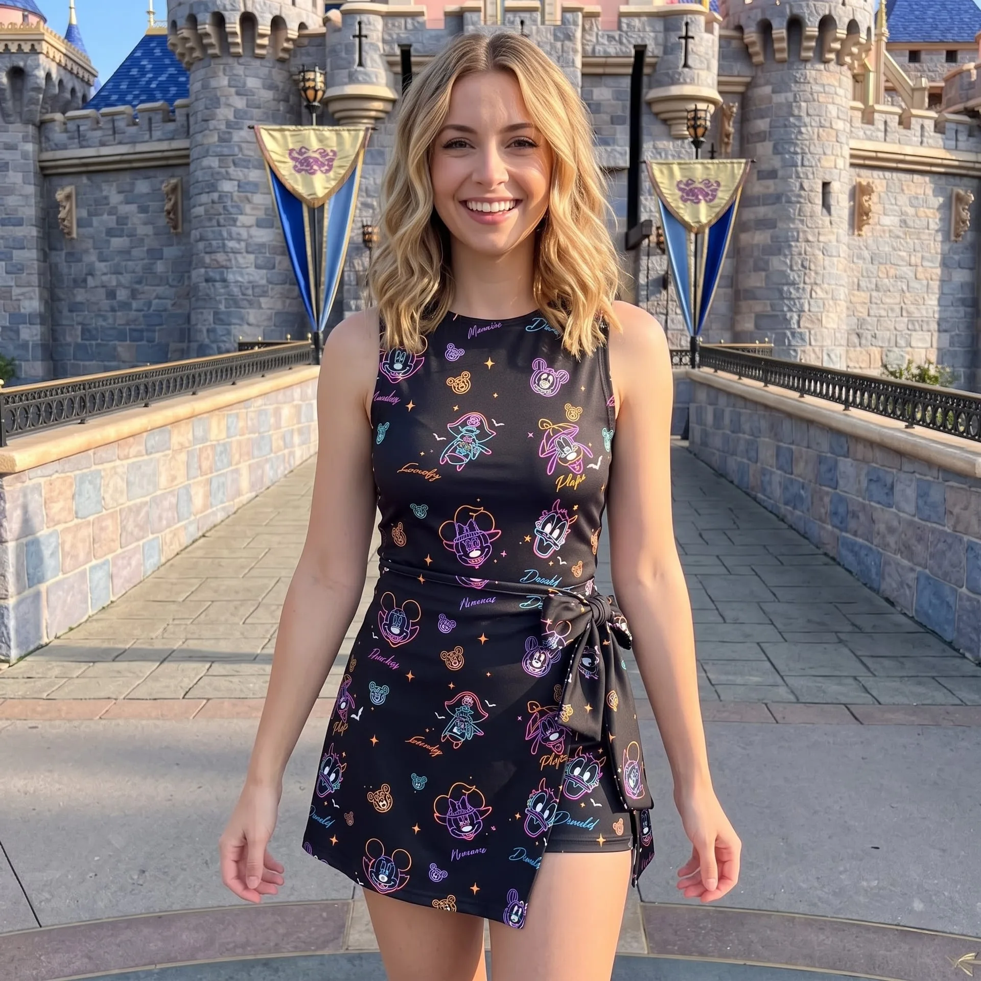 Disney Halloween Villains Tennis Dress, Mom And Me Matching Outfit, Disney Park Vacation Clothes - Image 3
