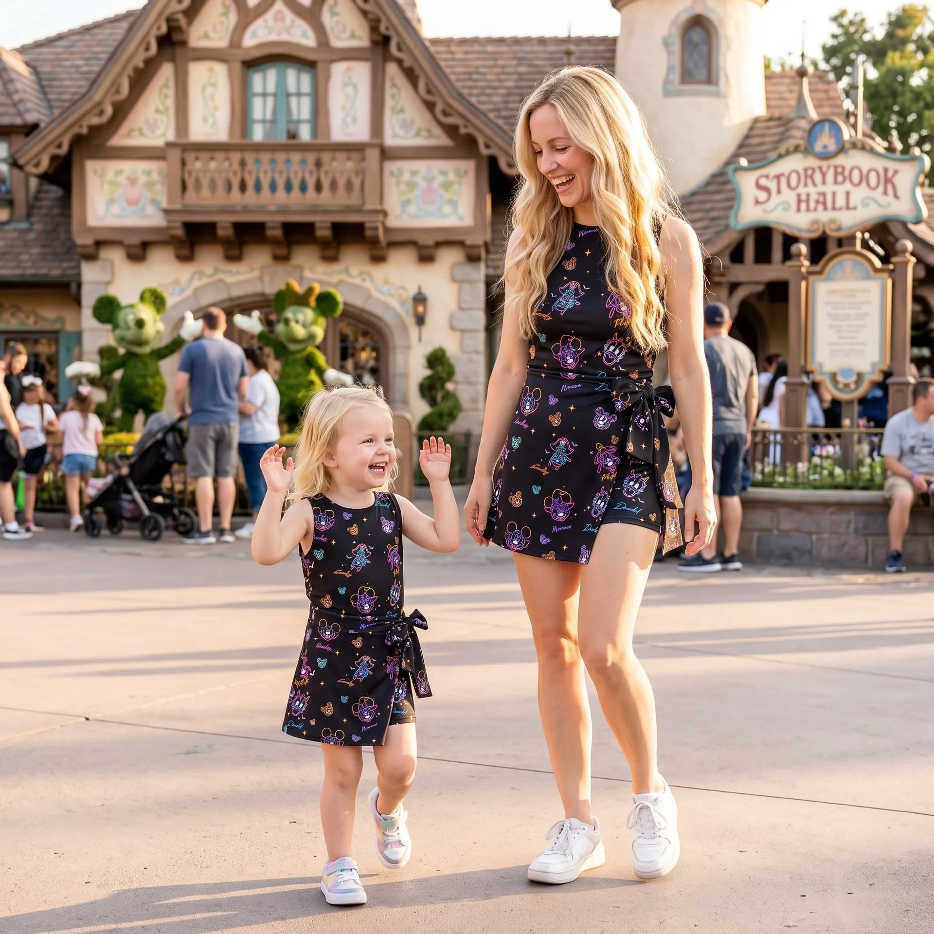 Disney Halloween Villains Tennis Dress, Mom And Me Matching Outfit, Disney Park Vacation Clothes - Image 4