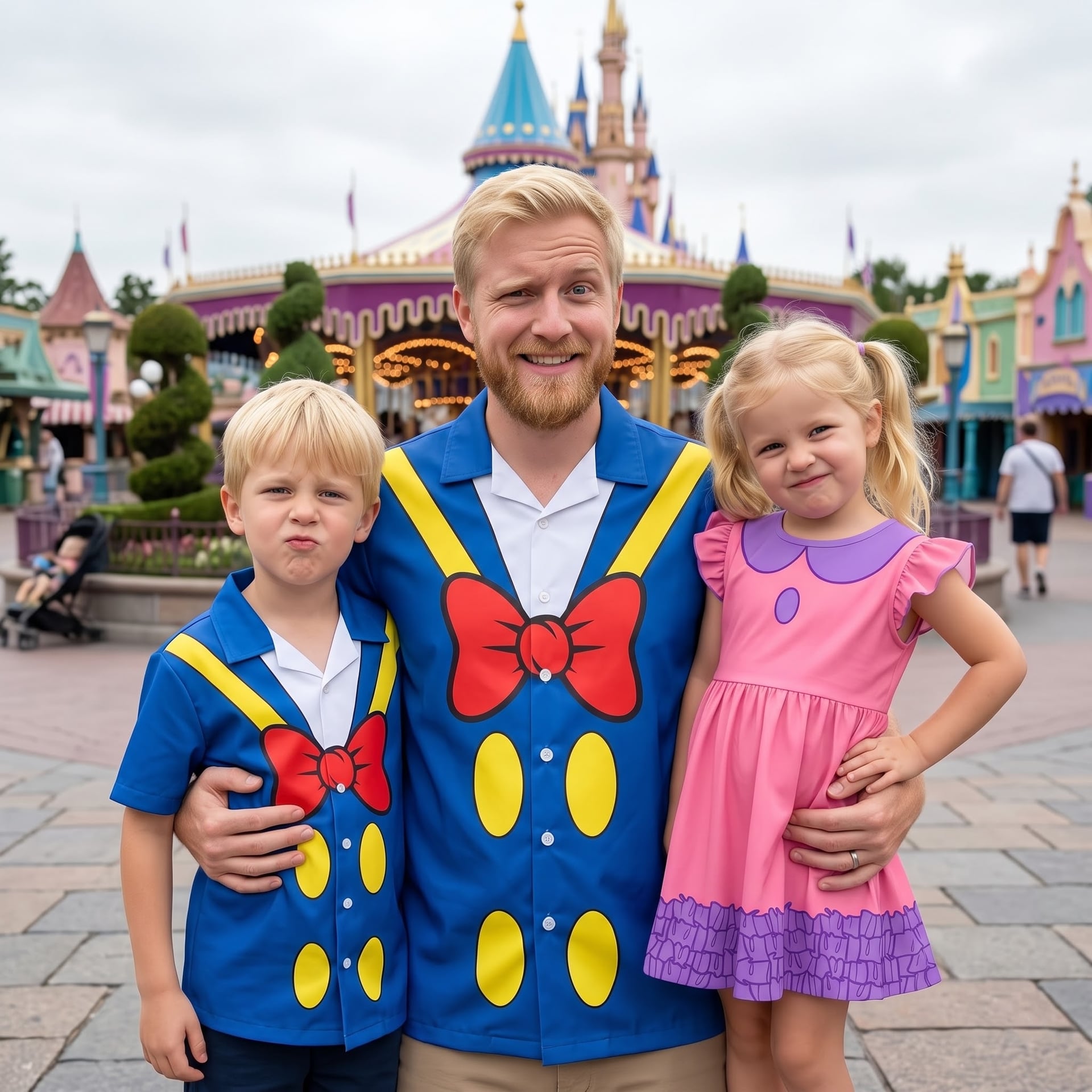Mickey Inspired Matching Family Set, Cartoon Mouse Family Vacation Outfit, Theme Park Trip Clothes, Family Matching Disney Style Set - Image 3