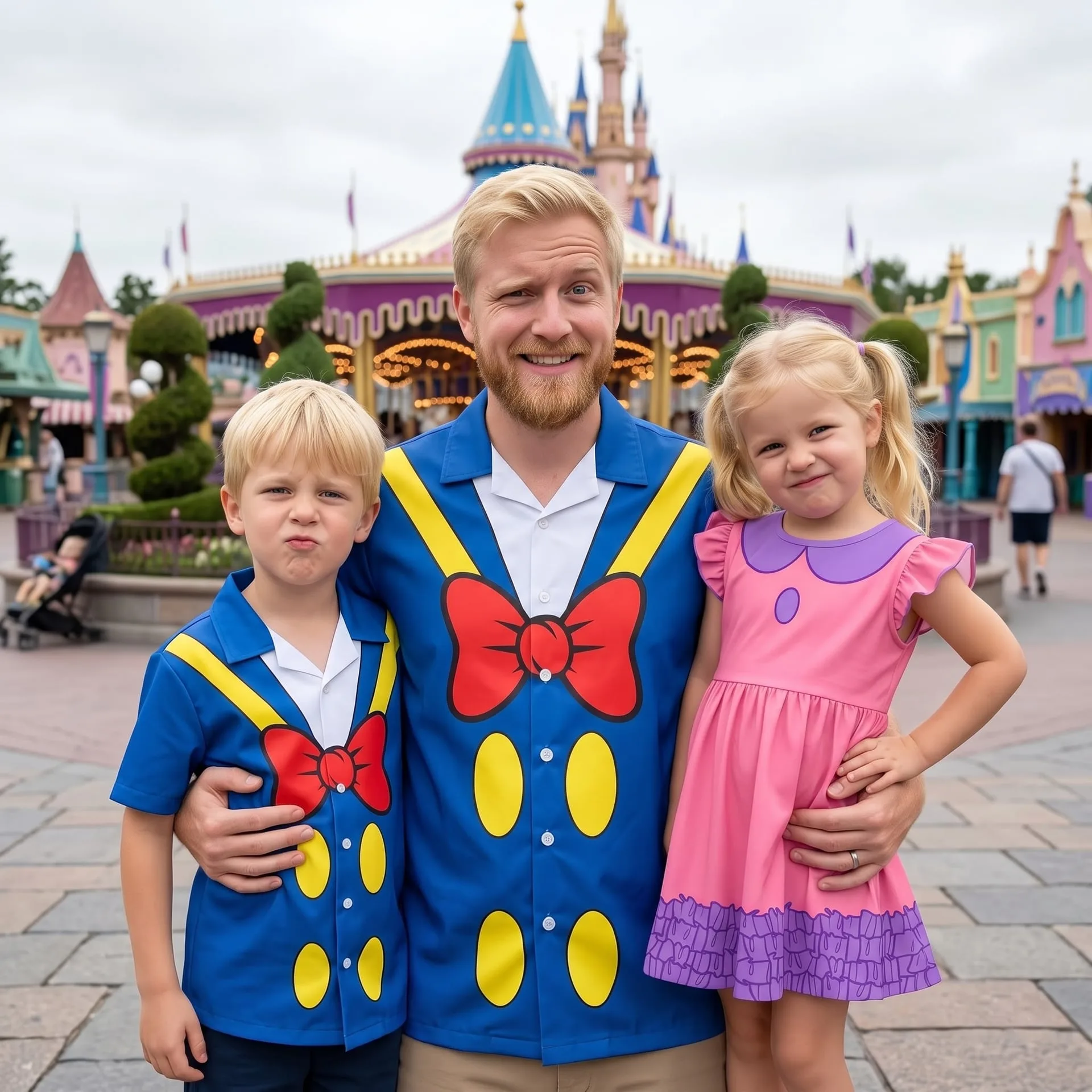 Mickey Inspired Matching Family Set, Cartoon Mouse Family Vacation Outfit, Theme Park Trip Clothes, Family Matching Disney Style Set - Image 3