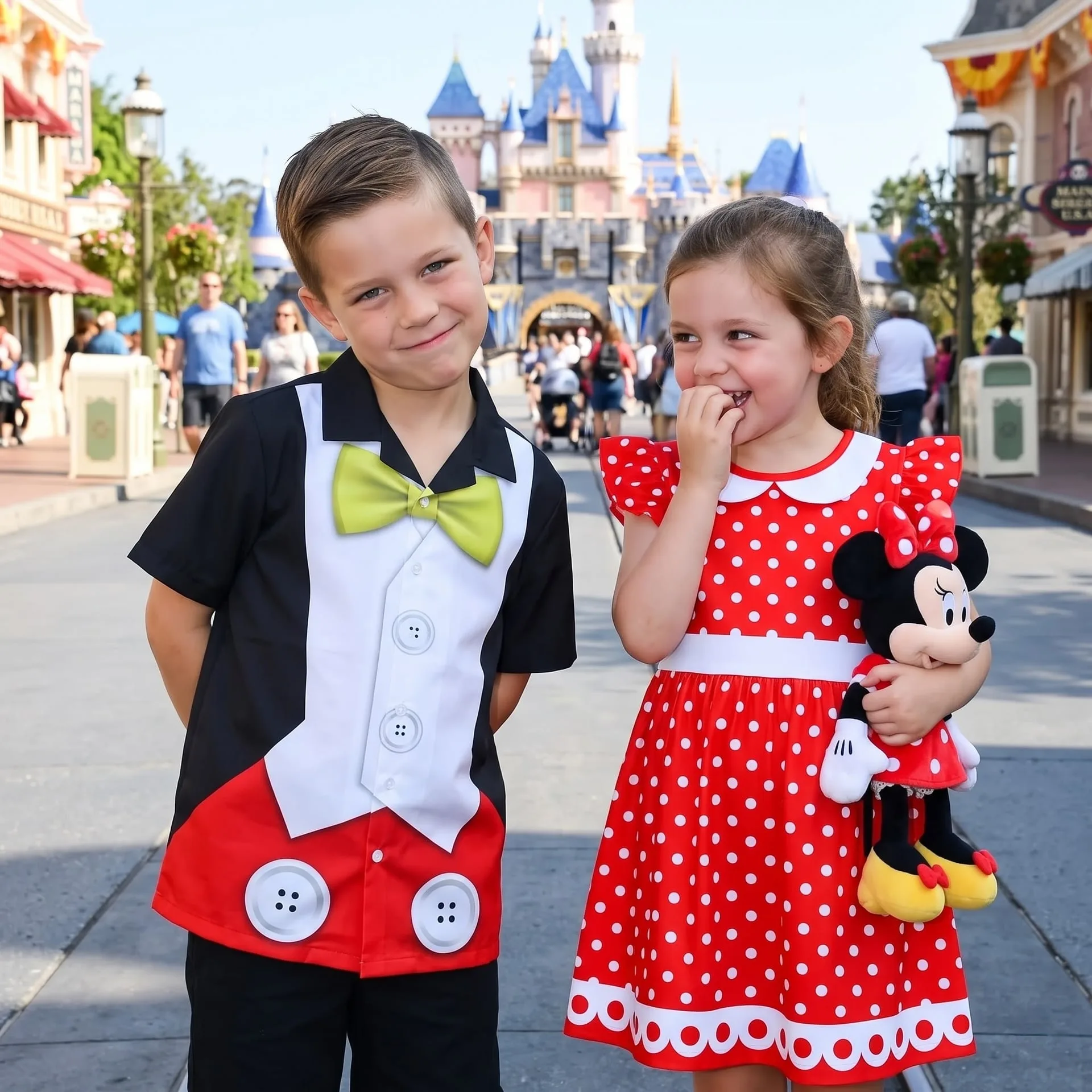Mickey & Minnie Matching Family Set, Disney Family Vacation Outfit, Disneyland Trip Clothes - Image 2