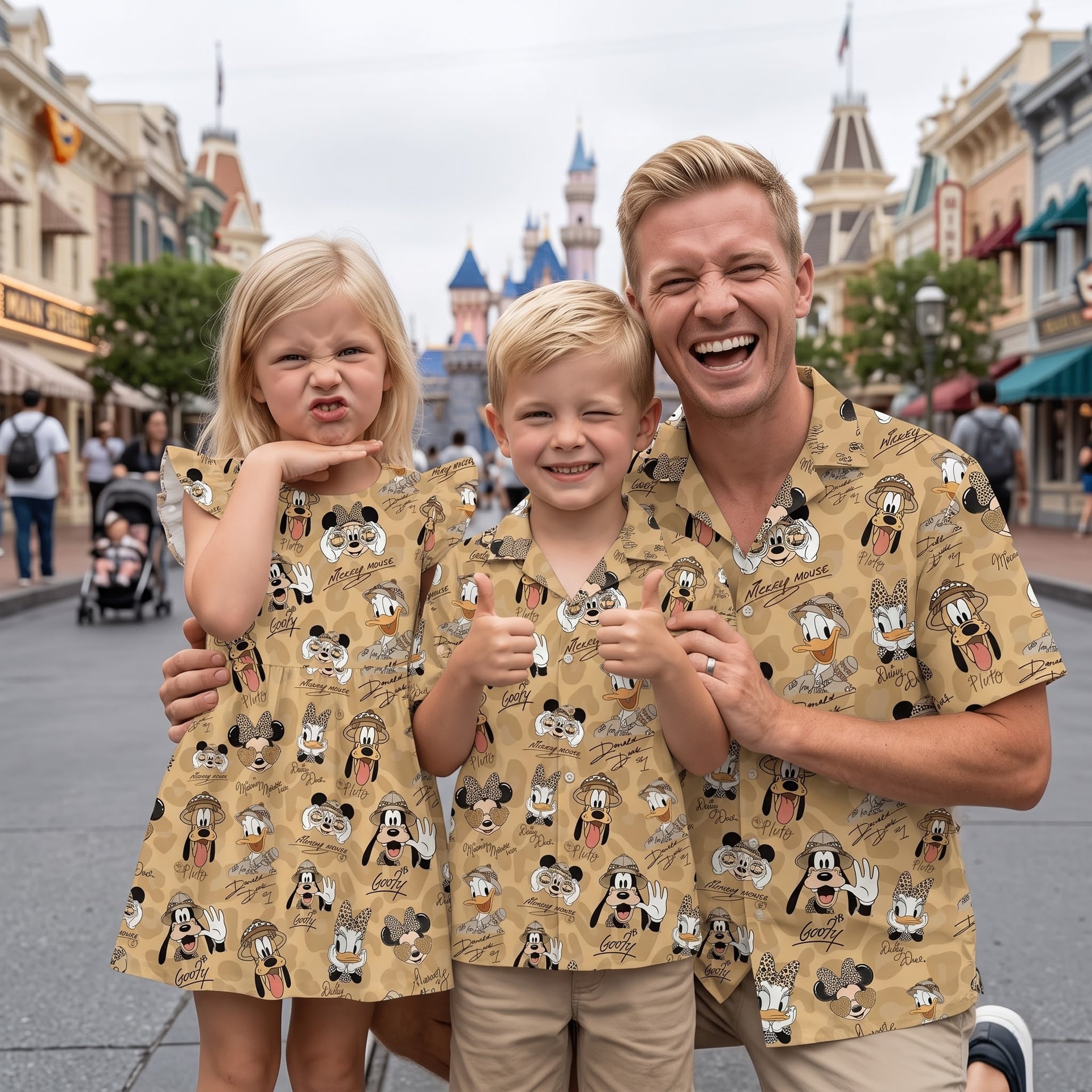 Mickey & Friends Matching Family Set, Disney Family Vacation Outfit, Disneyland Trip Clothes - Image 2