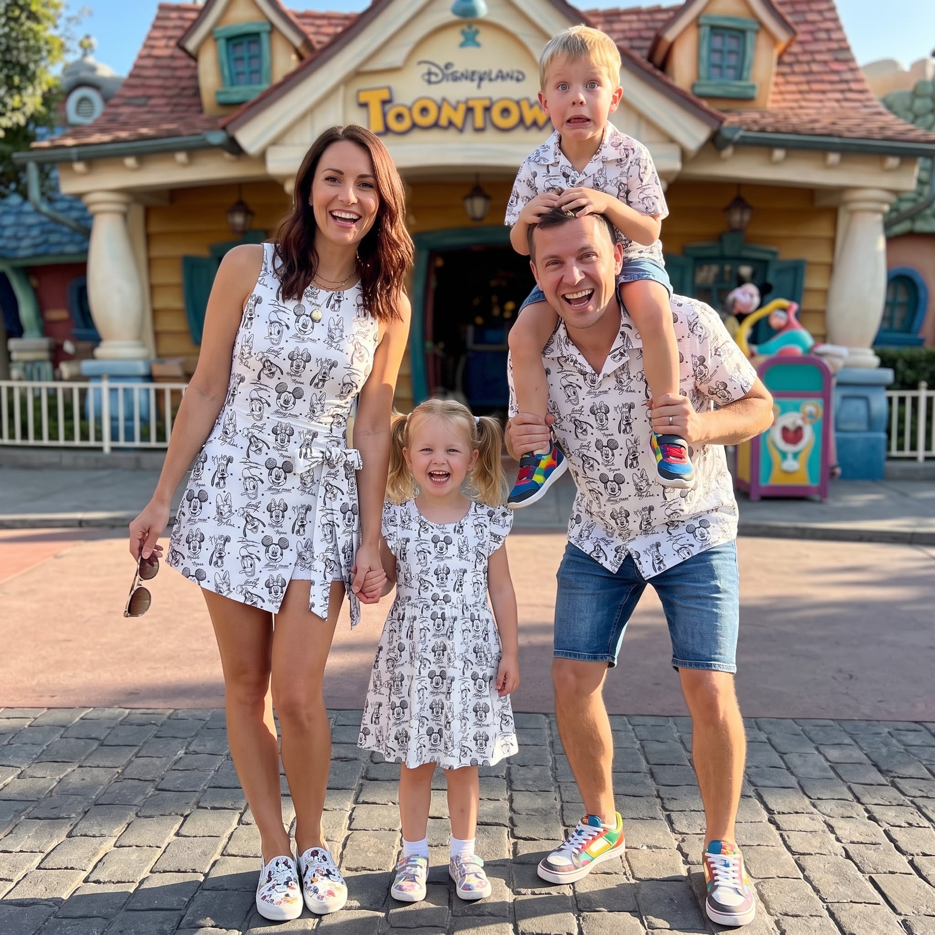 Mickey & Friends Matching Family Set, Cartoon Character Family Vacation Outfit, Theme Park Matching Clothes, Disneyland Trip Clothes - Image 3