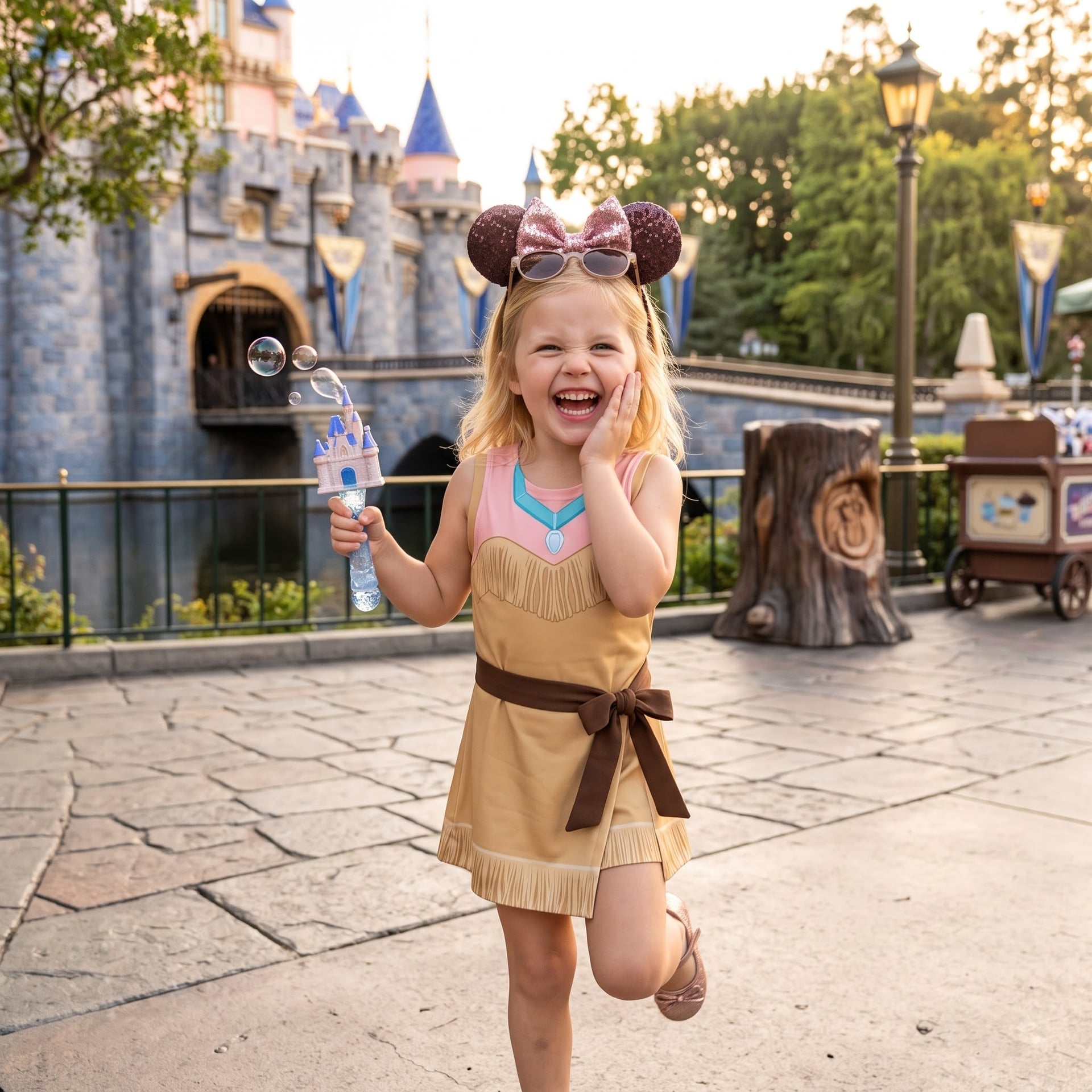 Princess Inspired Tennis Dress, Mother Daughter Matching Costume Outfit, Cute Fantasy Adventure Dress for Theme Park Vacation, Family Gift - Image 4