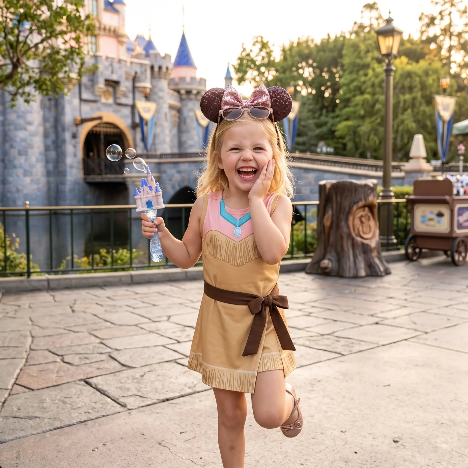 Princess Inspired Tennis Dress, Mother Daughter Matching Costume Outfit, Cute Fantasy Adventure Dress for Theme Park Vacation, Family Gift - Image 4