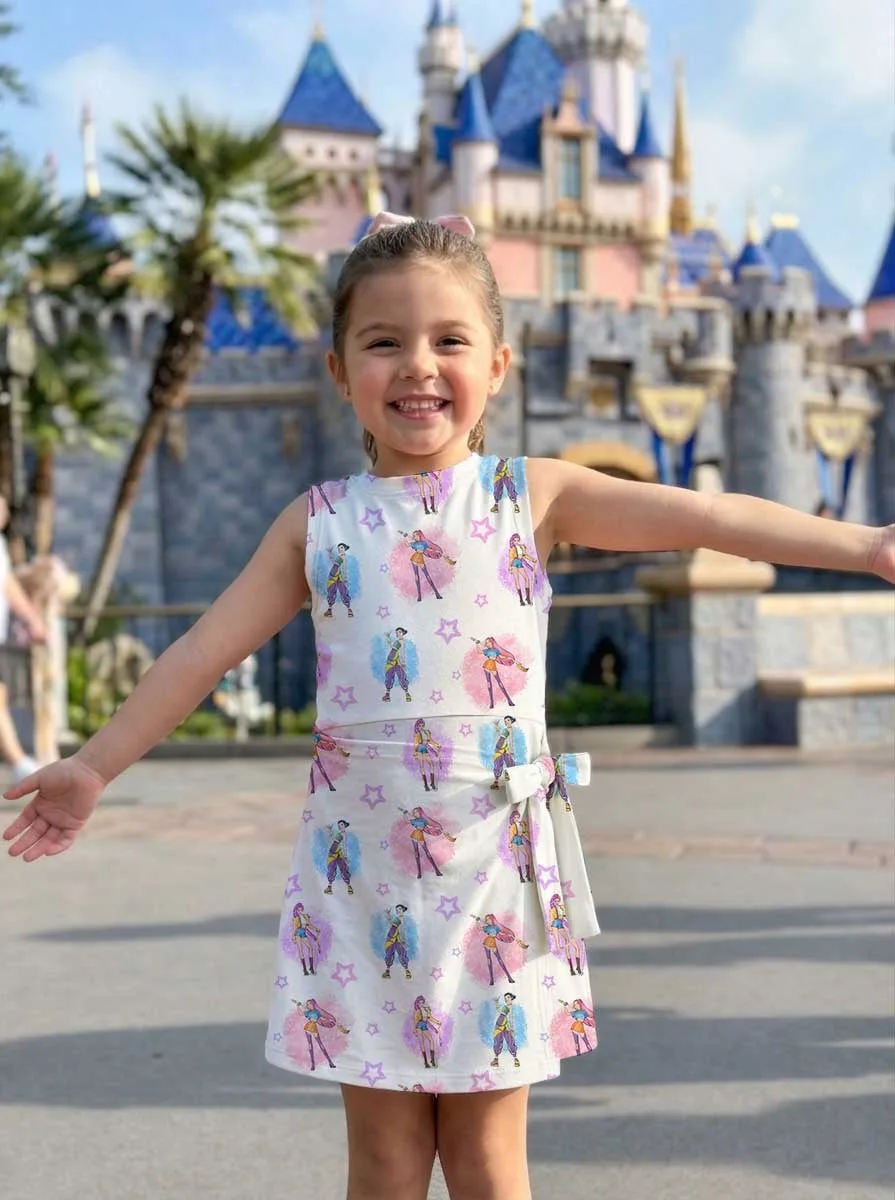 KPop Demon Hunters Inspired Tennis Dress, Rumi Mira Zoey Character Print Dress, Mother Daughter Matching Outfit, KPop Fan Gift, Theme Park Vacation Clothing - Image 7
