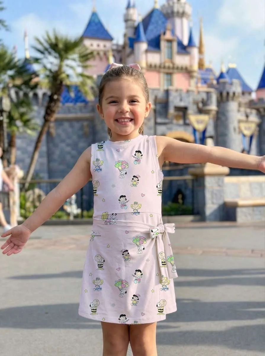 Halloween Ghost Tennis Dress, Pink Boo Ghost & Pumpkin Print Dress, Mother Daughter Matching Outfit, Halloween Inspired Theme Park Vacation Clothing - Image 7