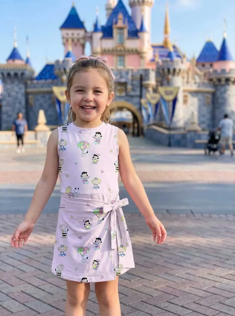 Halloween Ghost Tennis Dress, Pink Boo Ghost & Pumpkin Print Dress, Mother Daughter Matching Outfit, Halloween Inspired Theme Park Vacation Clothing - Image 8