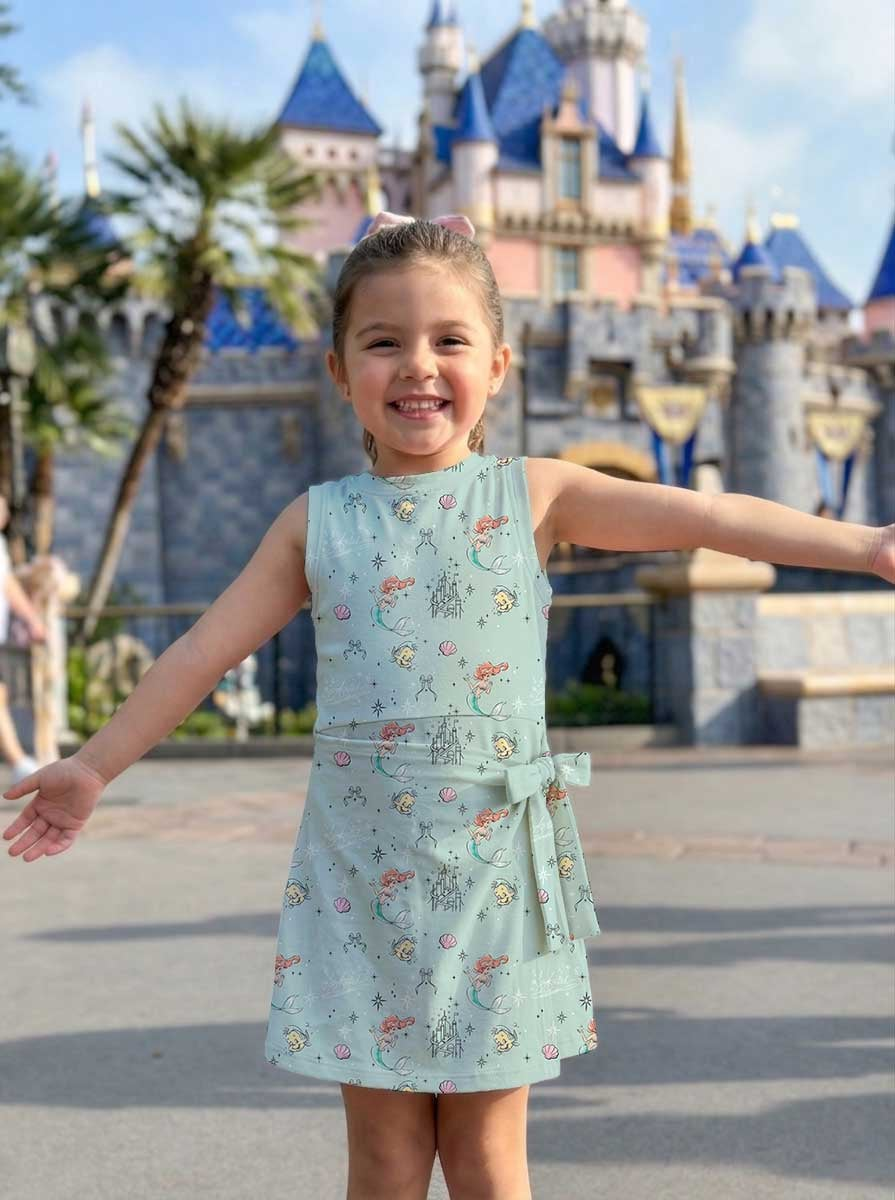 Ariel Little Mermaid Flounder Tennis Dress Skirt, Princess Dress Skirt, Tennis Dress Skirt - Image 5