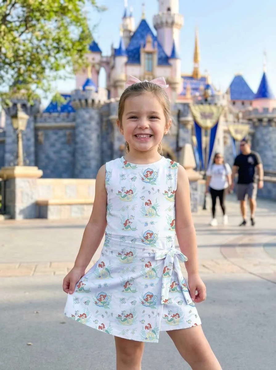 Ariel Little Mermaid Flounder Tennis Dress Skirt, Princess Dress Skirt, Tennis Dress Skirt - Image 6